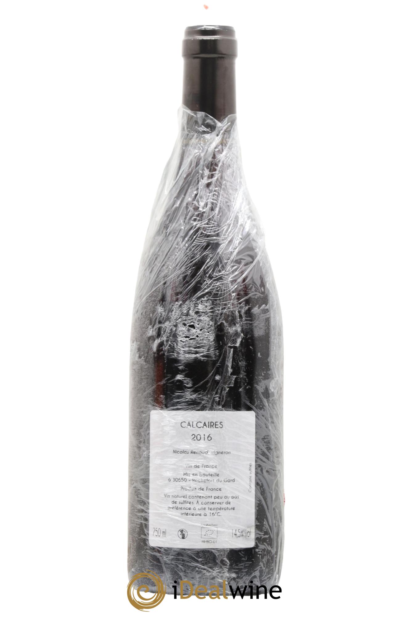 Vin de France Calcaires Les Grillons Nicolas Renaud 2016 - Lot de 1 bouteille - 1