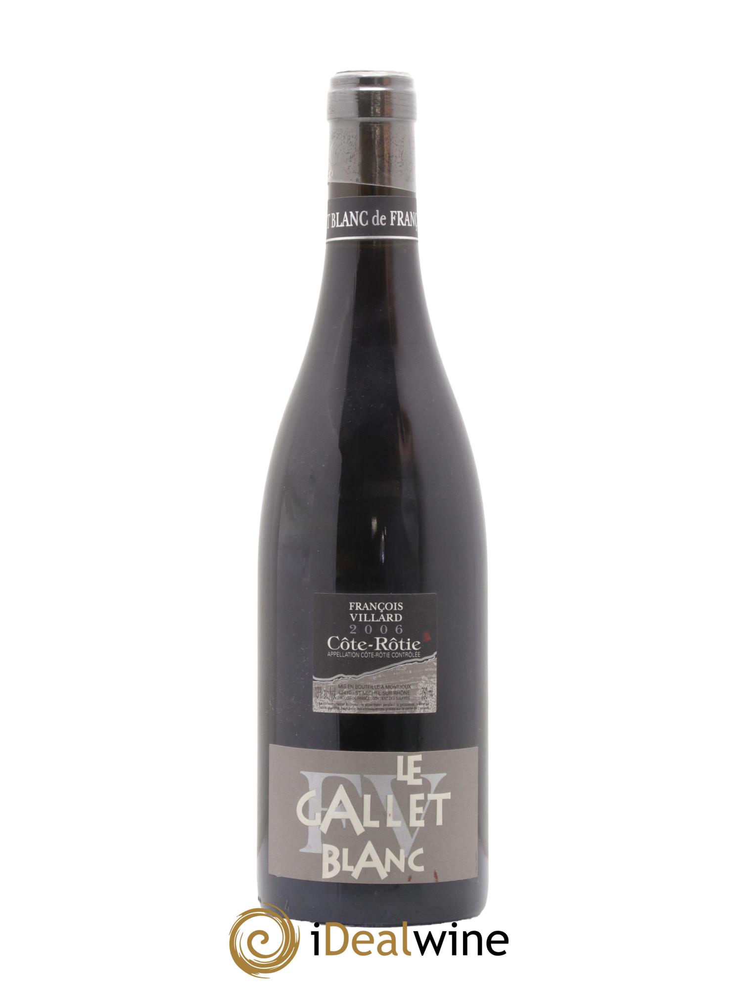 Côte-Rôtie Le Gallet Blanc François Villard 2006 - Lot de 1 bouteille - 0