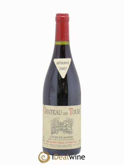Côtes-du-Rhône Château des Tours Emmanuel Reynaud 2007 - Lot de 1 bouteille - 0