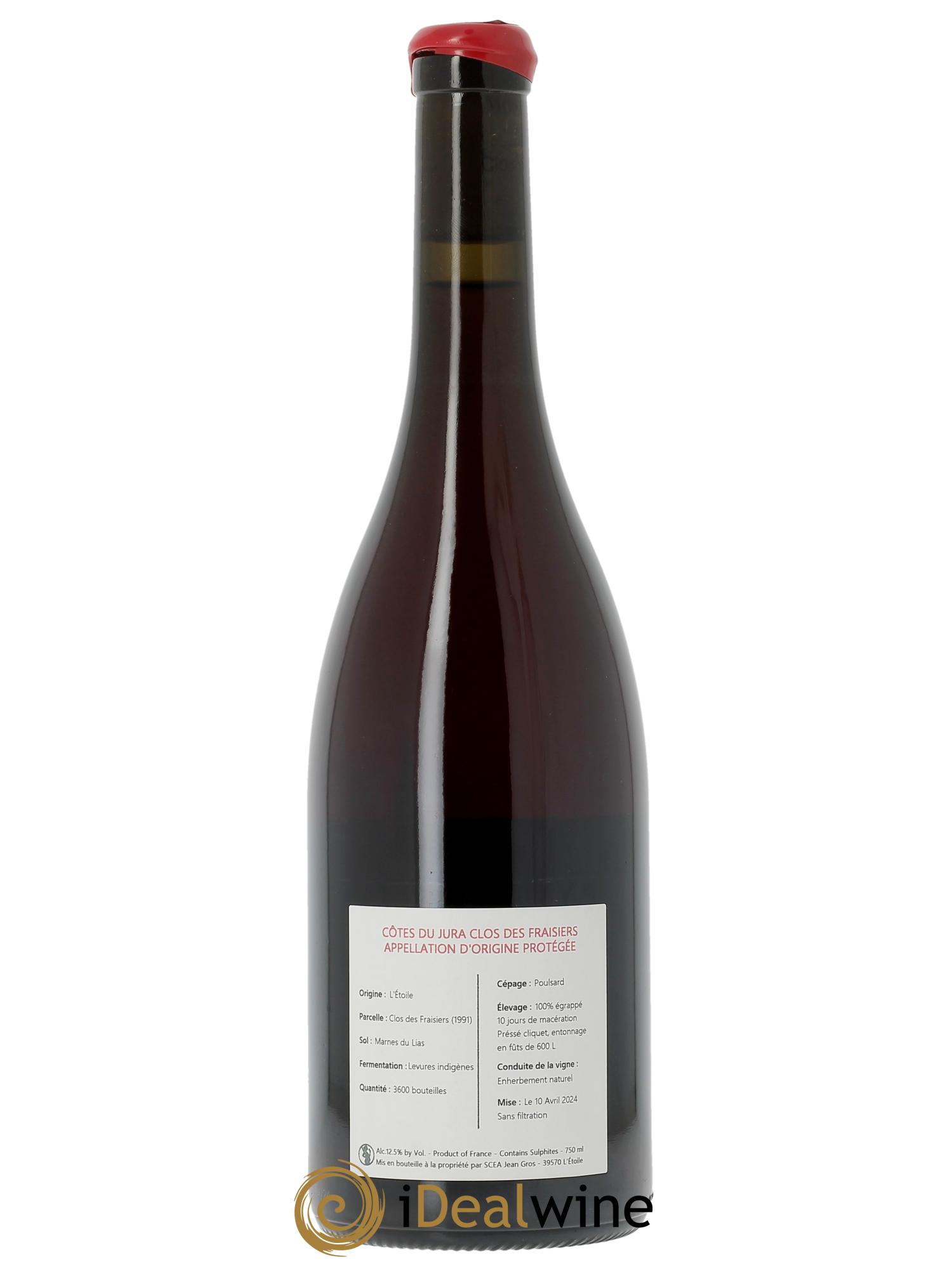 Côtes du Jura Poulsard Clos des Fraisiers Domaine de Montbourgeau   2023 - Lotto di 1 bottiglia - 1