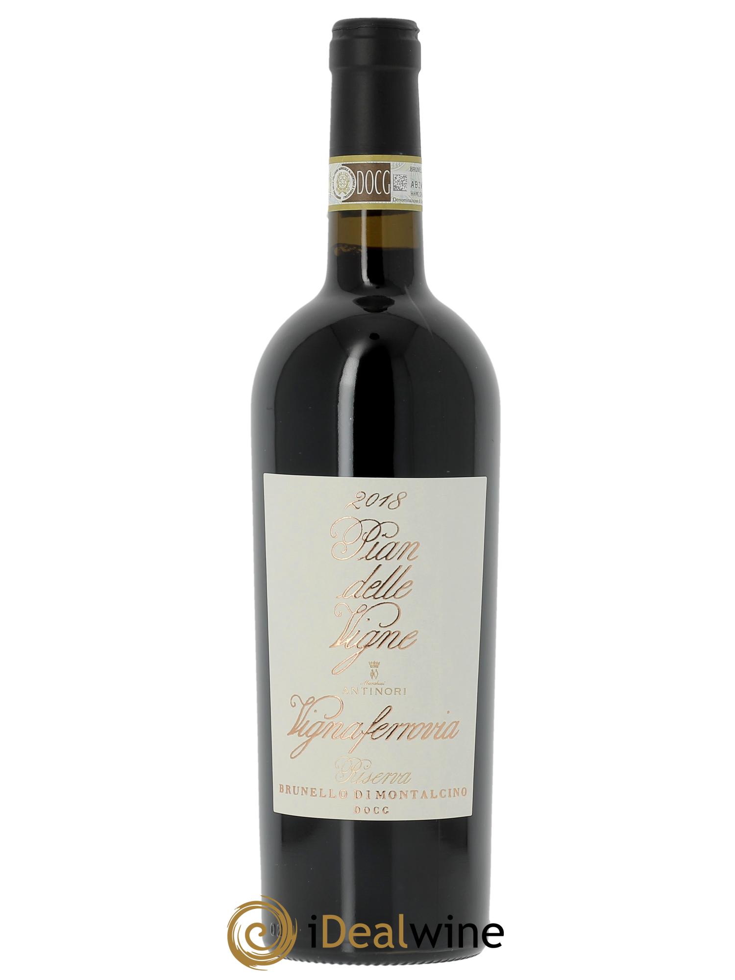 Brunello di Montalcino DOCG Vignaferrovia Riserva Pian delle Vigne - Marchesi Antinori 2018 - Lot de 1 bouteille - 0