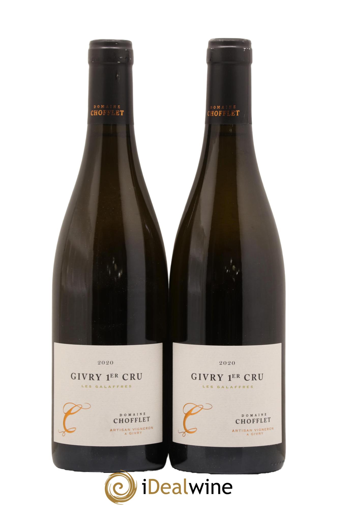 Givry 1er Cru Les Galaffres Domaine Chofflet 2020 - Lot de 2 bouteilles - 0