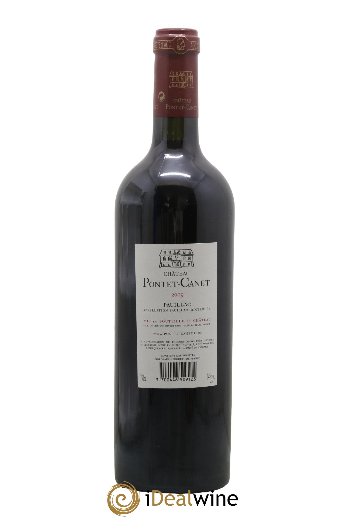 Château Pontet Canet 5ème Grand Cru Classé 2009 - Lotto di 1 bottiglia - 1