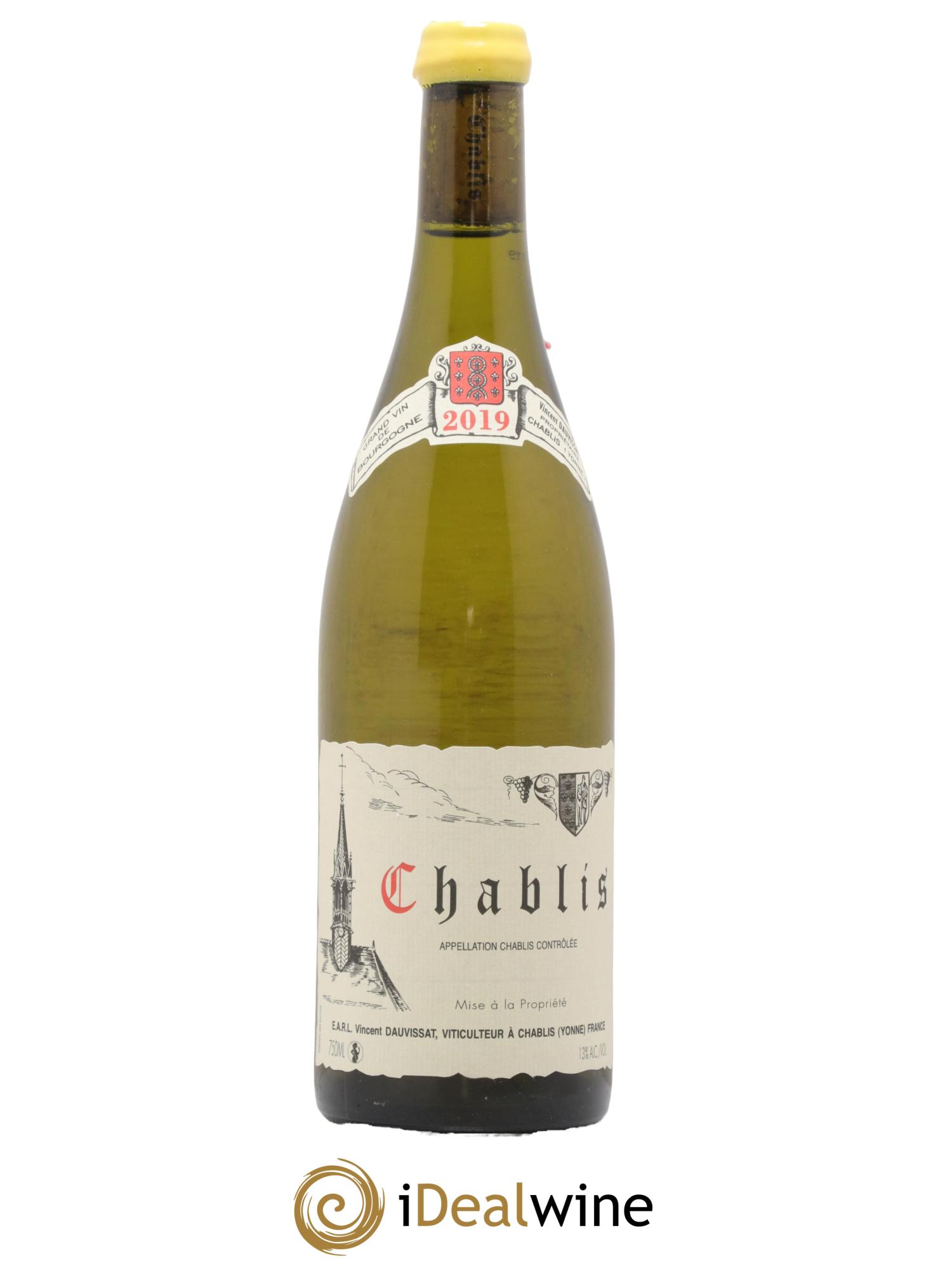 Chablis Vincent Dauvissat (Domaine) 2019 - Lot of 1 bottle - 0