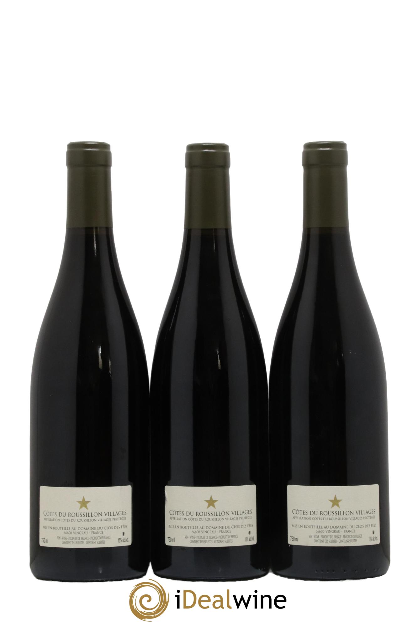 Côtes du Roussillon Villages Clos des Fées Hervé Bizeul 2020 - Posten von 3 Flaschen - 1