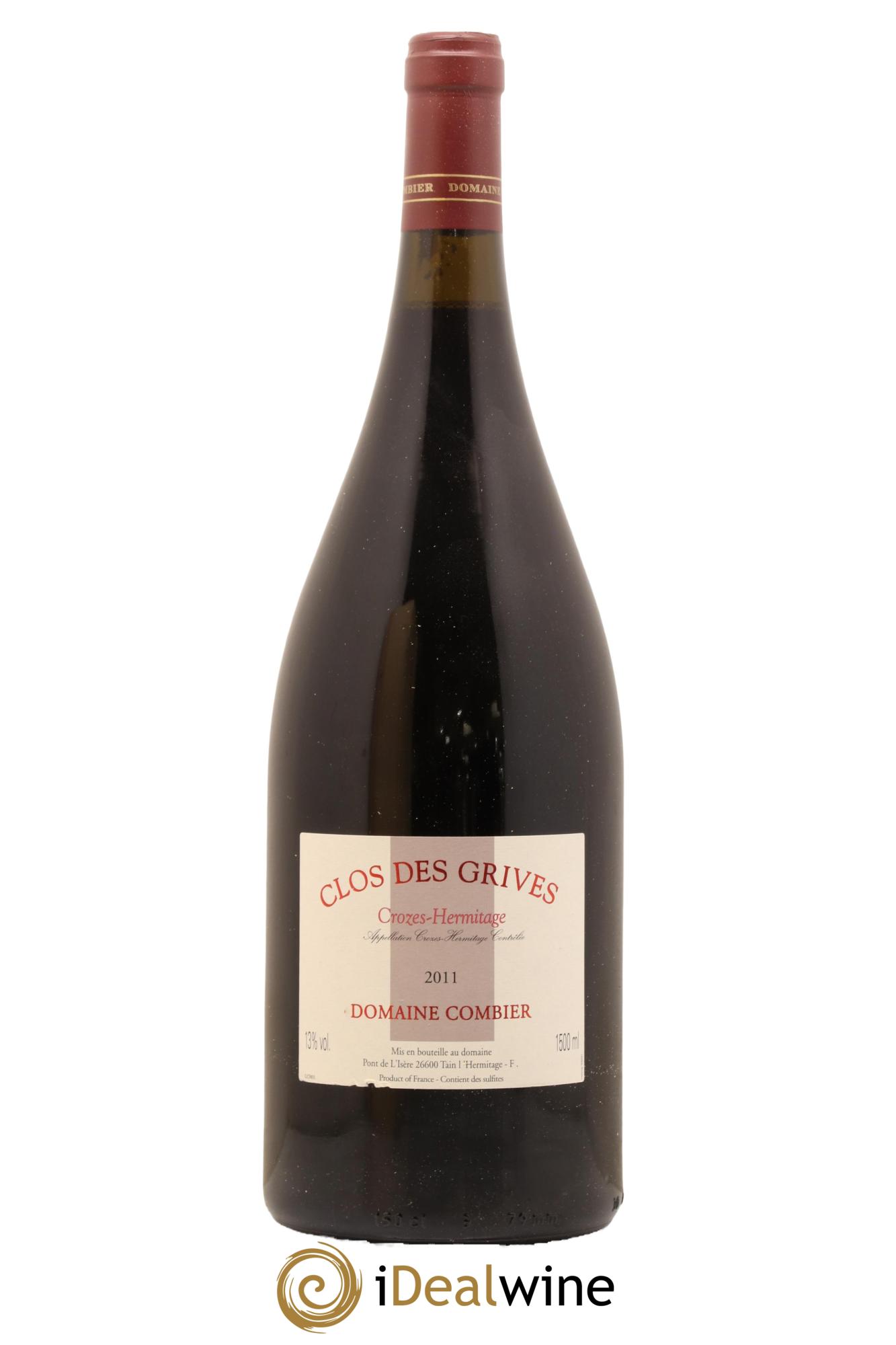 Crozes-Hermitage Clos des Grives Laurent Combier 2011 - Lot de 1 magnum - 1