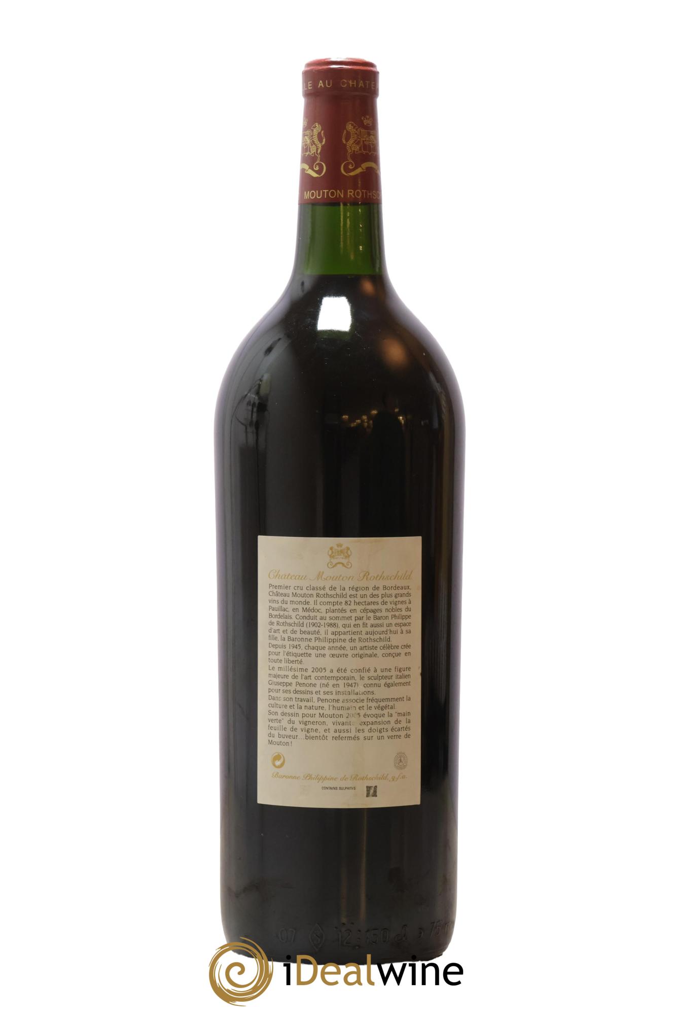 Château Mouton Rothschild 1er Grand Cru Classé 2005 - Lot of 1 magnum - 1