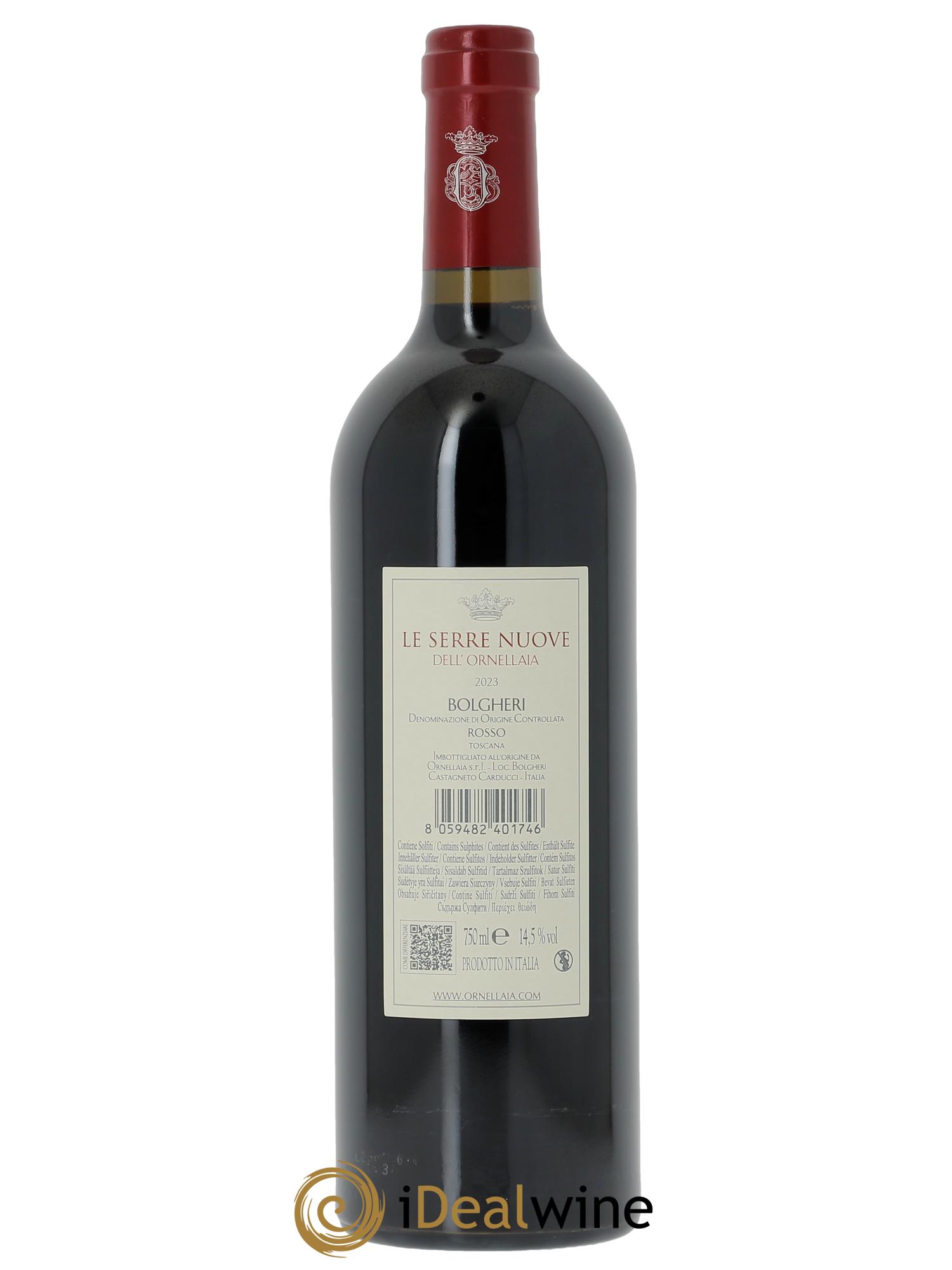 Bolgheri Tenuta Dell'Ornellaia DOC Le Serre Nuove dell'Ornellaia Frescobaldi  2023 - Lot of 1 bottle - 1