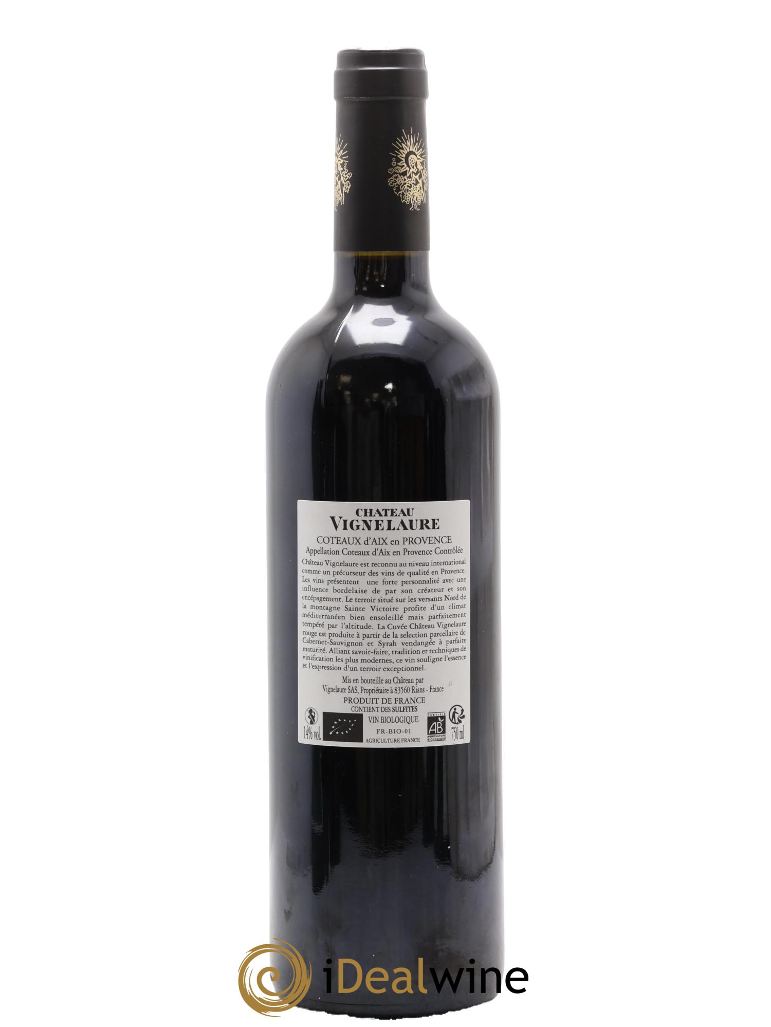 Coteaux d'Aix Château Vignelaure Mette et Bengt Sundstrom 2019 - Lot de 1 bouteille - 1