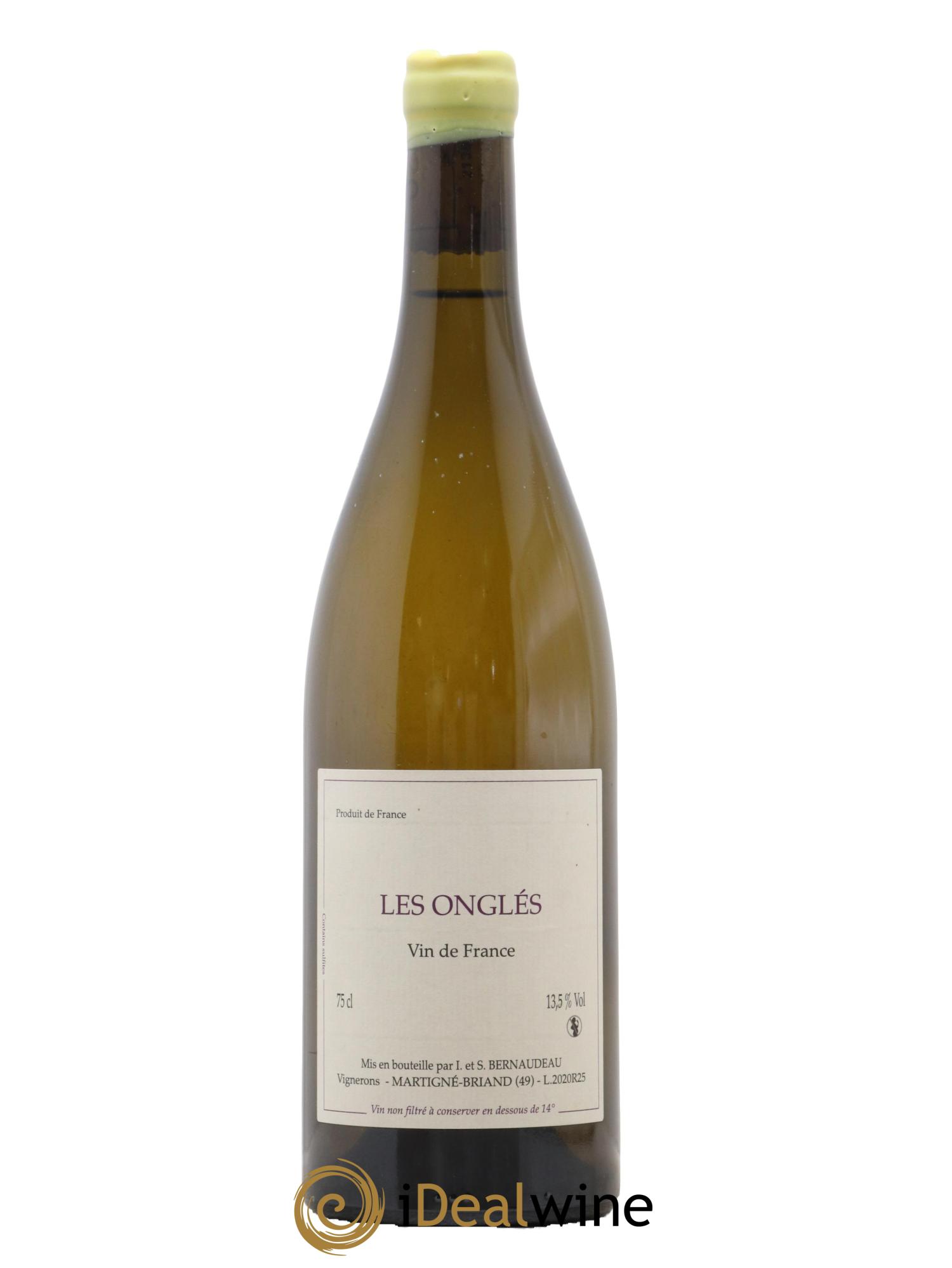 Vin de France Les Onglés Stéphane Bernaudeau Les Onlgés Sptéphane Bernaudeau 2020 - Lot de 1 bouteille - 0