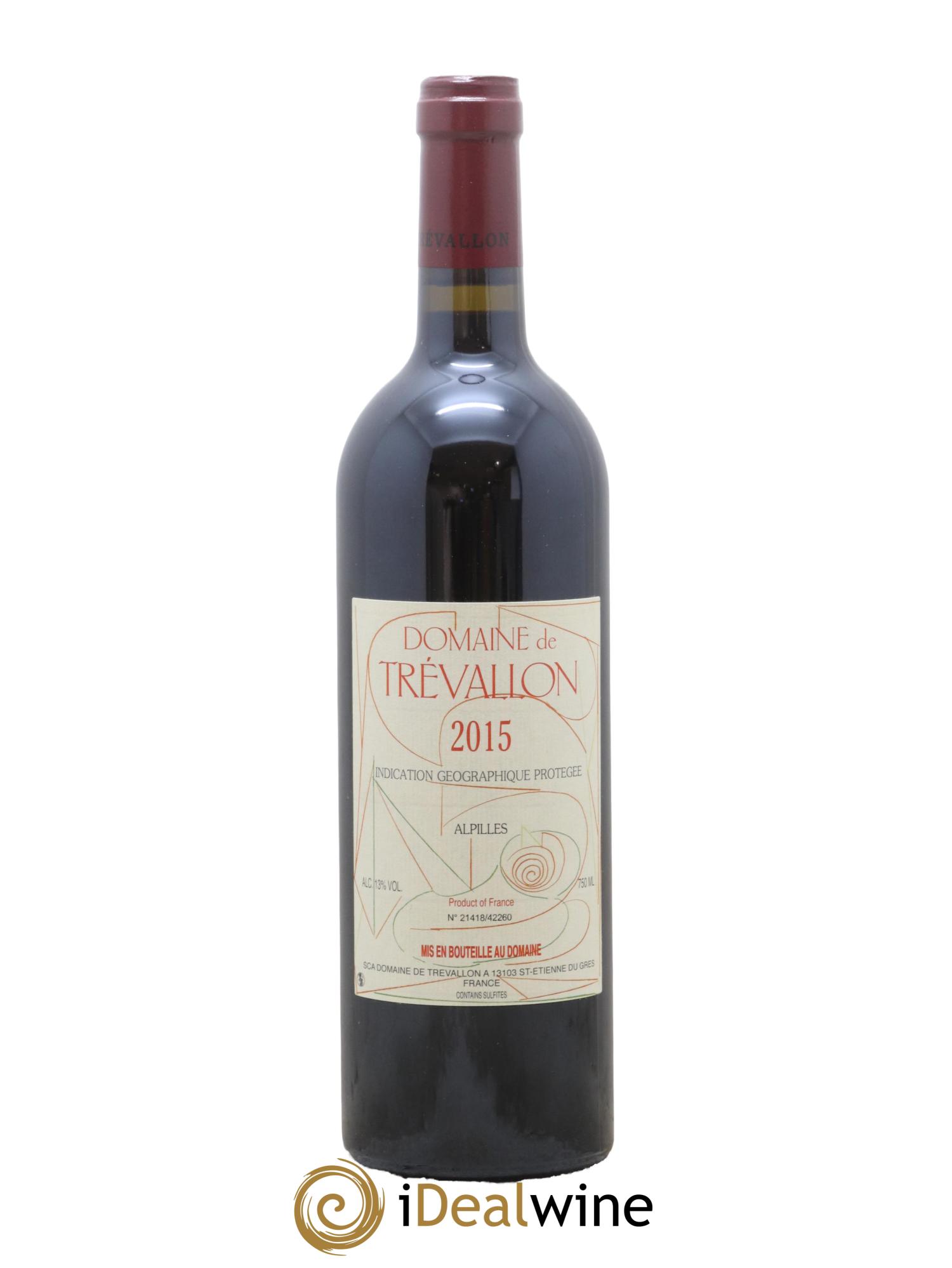 Alpilles Trévallon (Domaine de) Eloi Dürrbach 2015 - Lot de 1 bouteille - 0