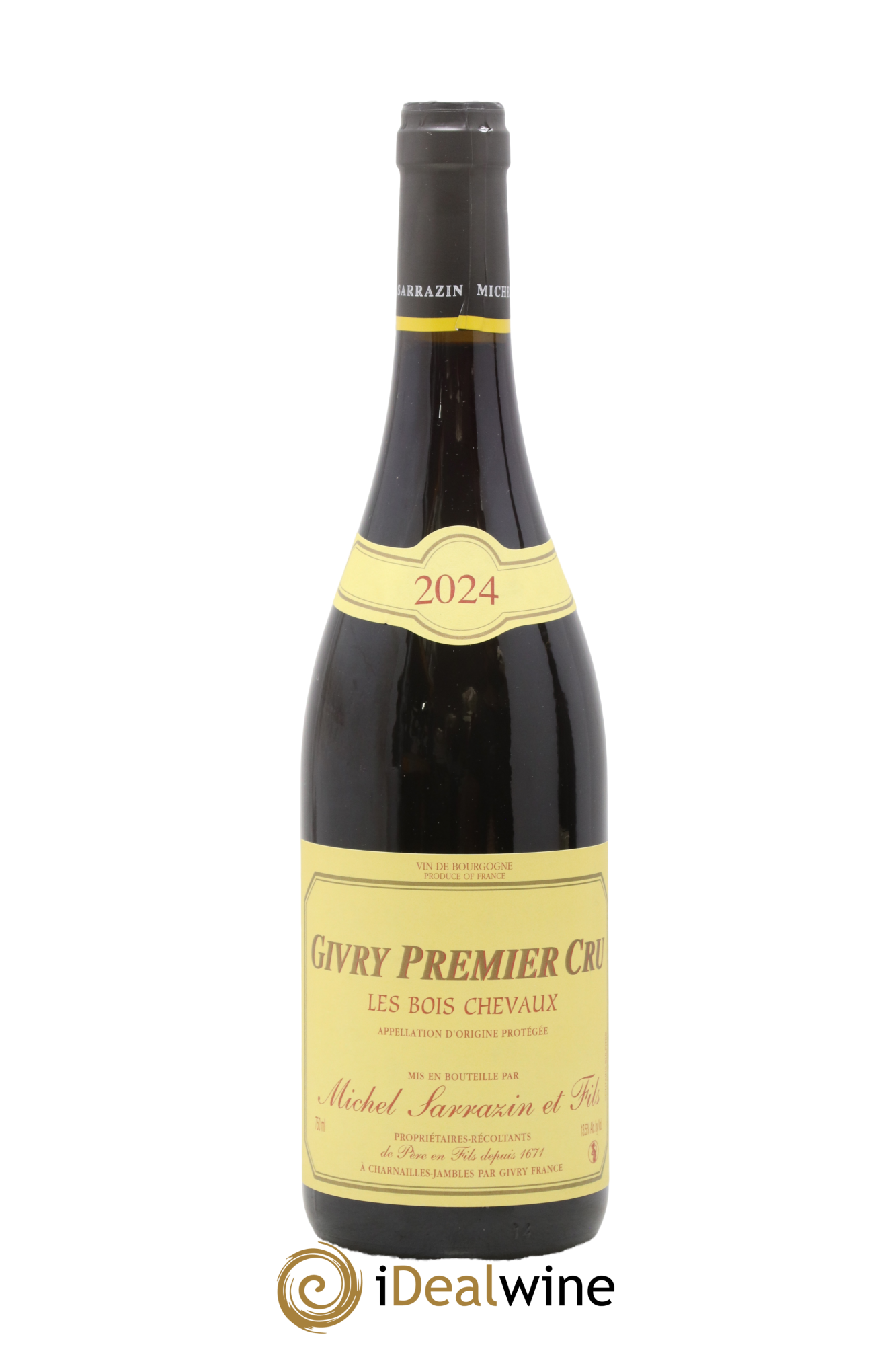 Givry 1er Cru Les Bois Chevaux Michel Sarrazin Et Fils 2024 - Lot de 1 bouteille - 0