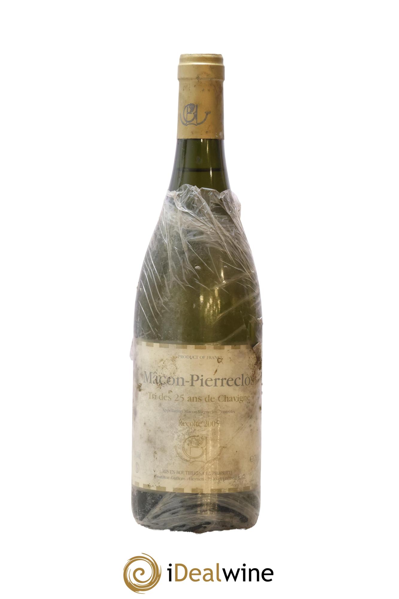Mâcon-Pierreclos Tri des 25 ans de Chavigne Guffens-Heynen 2005 - Lot de 1 bouteille - 0