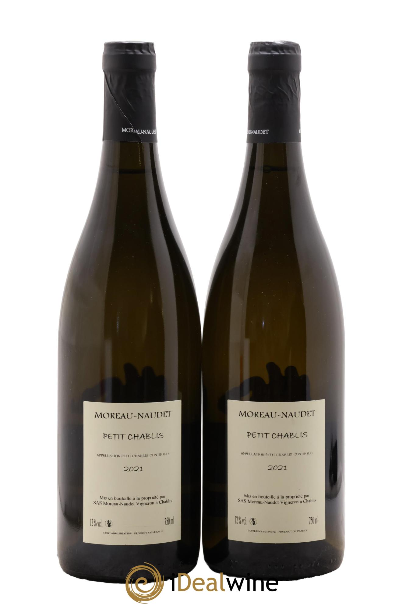 Petit Chablis Moreau-Naudet 2021 - Lot of 2 bottles - 1