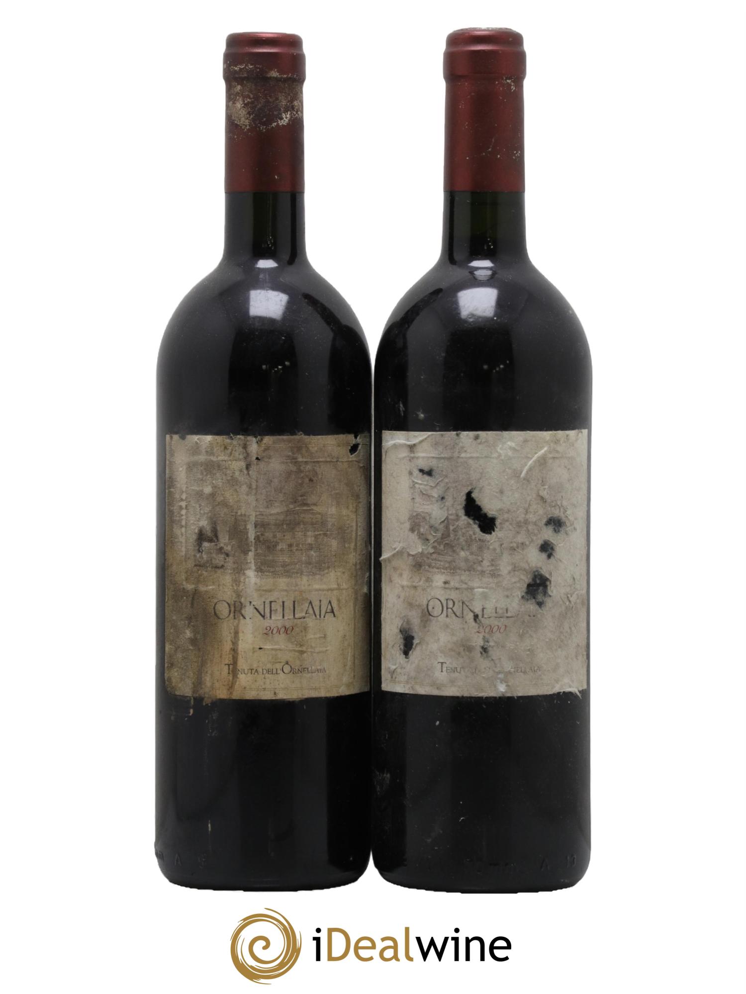 Bolgheri DOC Superiore Ornellaia Tenuta Dell'Ornellaia - Frescobaldi 2000 - Lot de 2 bouteilles - 0