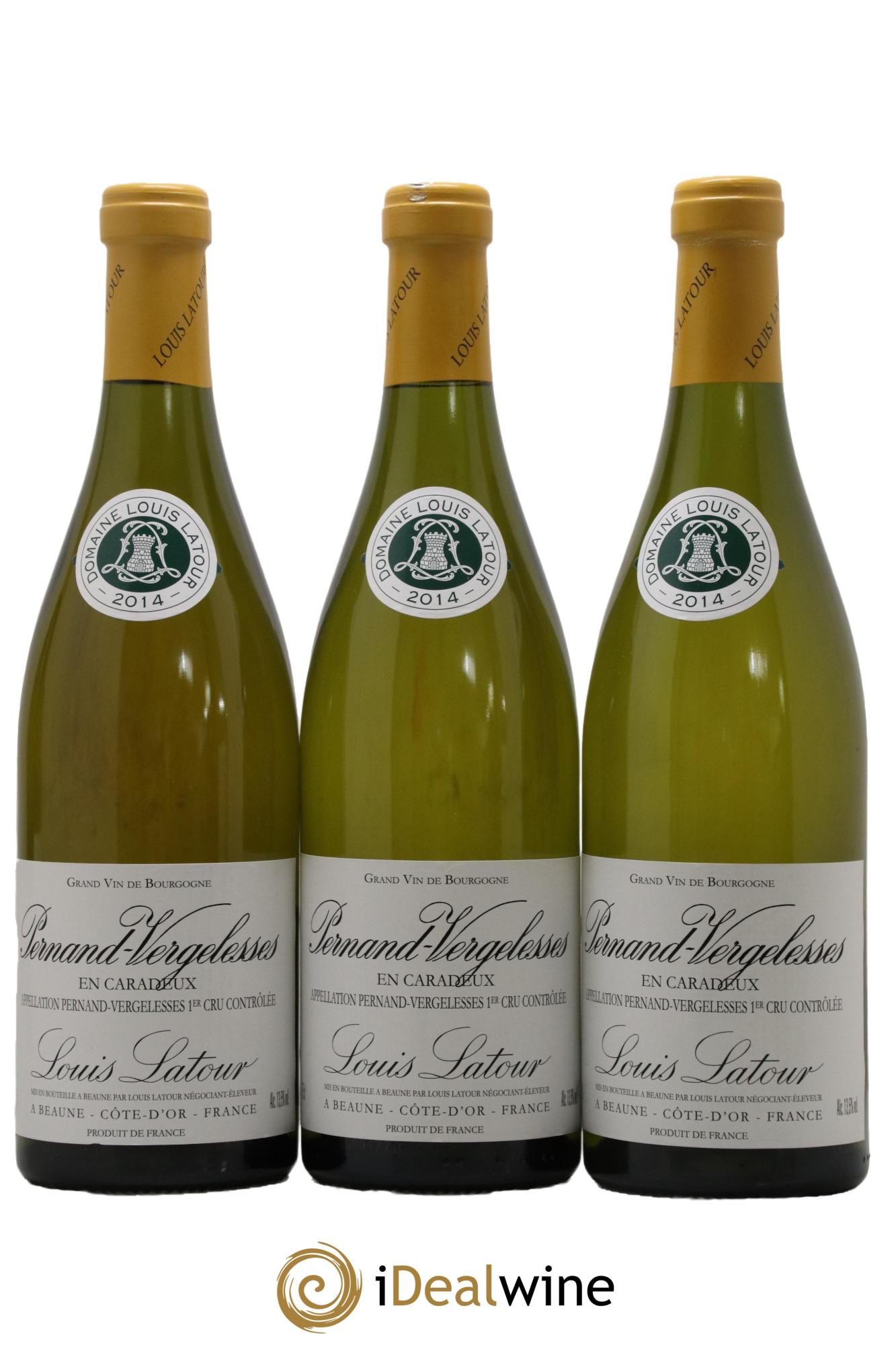 Pernand-Vergelesses 1er Cru En Caradeux Louis Latour 2014 - Lot de 3 bouteilles - 0