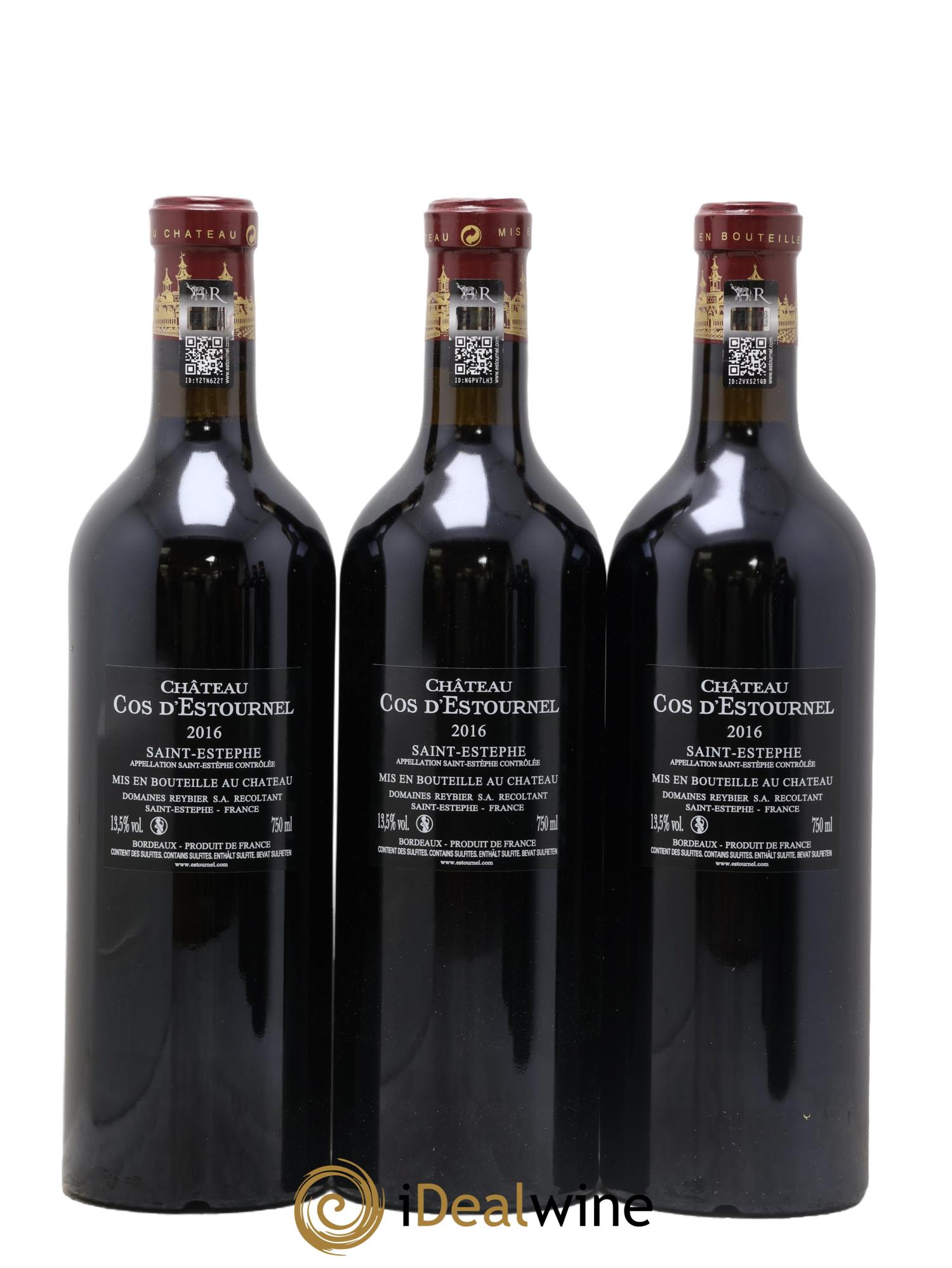 Cos d'Estournel 2ème Grand Cru Classé  2016 - Lot de 6 bouteilles - 2