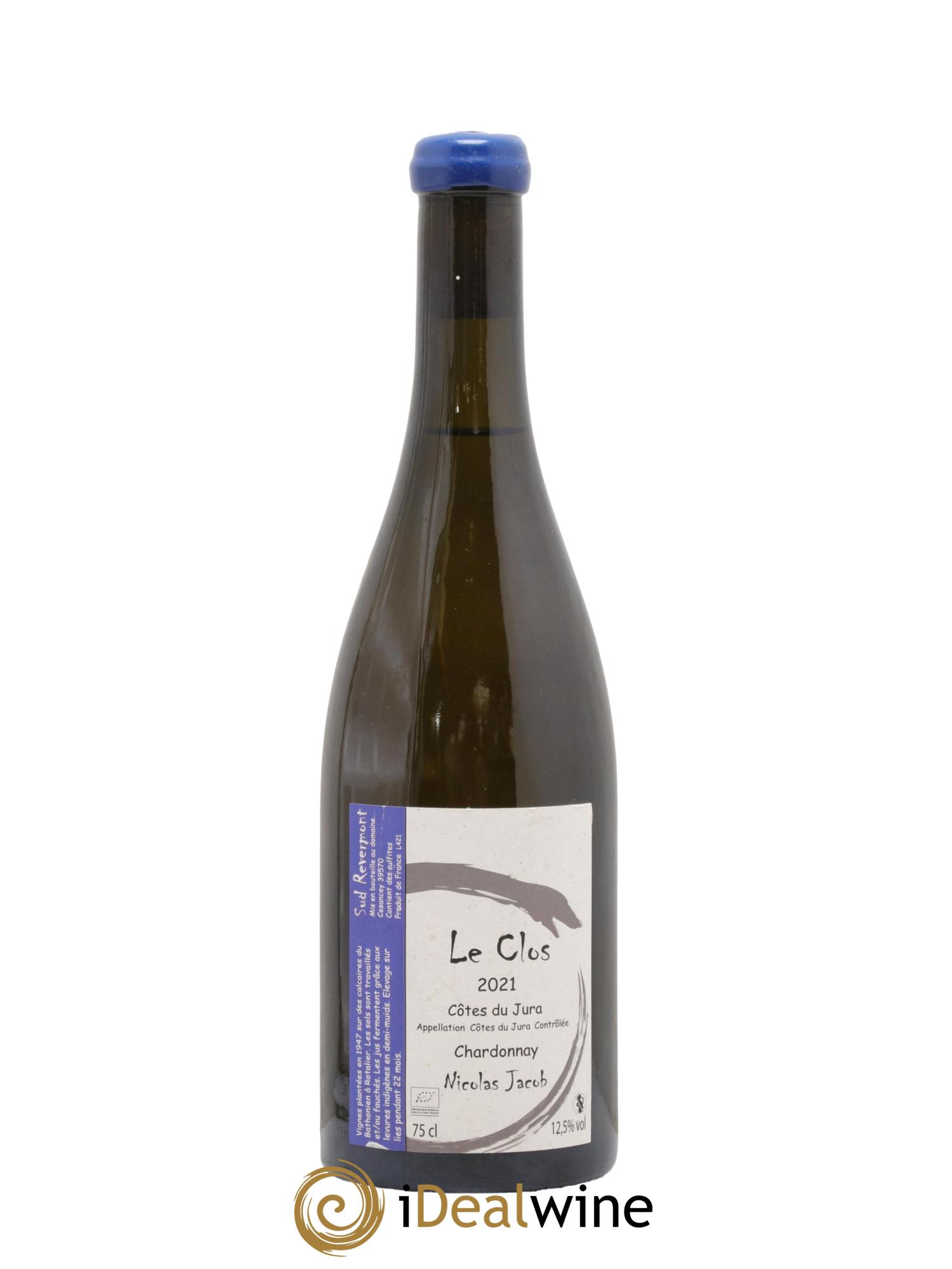Côtes du Jura Chardonnay Le Clos Nicolas Jacob 2021 - Lot de 1 bouteille - 0