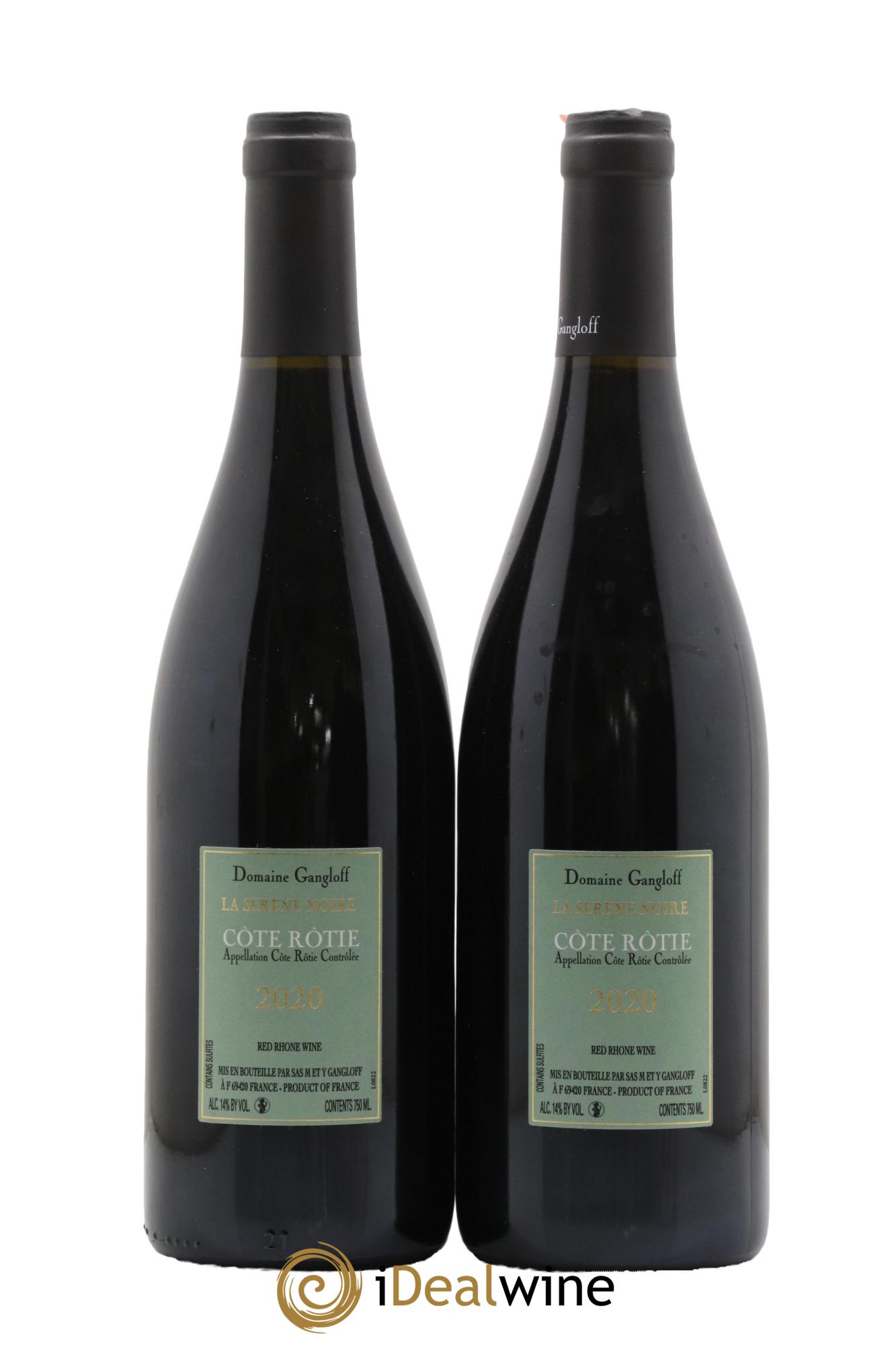 Côte-Rôtie La Sereine Noire Gangloff (Domaine) 2020 - Lot de 2 bouteilles - 1