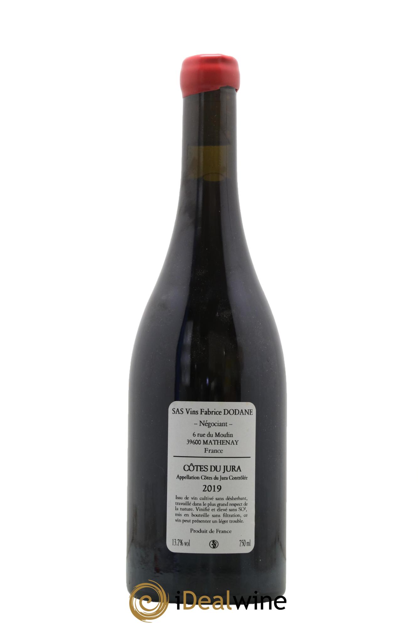 Côtes du Jura Trousseau Le Dos d'Chat 2019 - Lot de 1 bouteille - 1