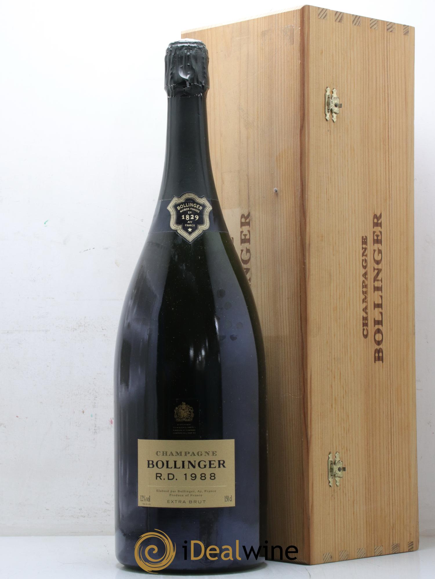 R.D. Extra-Brut Bollinger 1988 - Lot de 1 magnum - 2