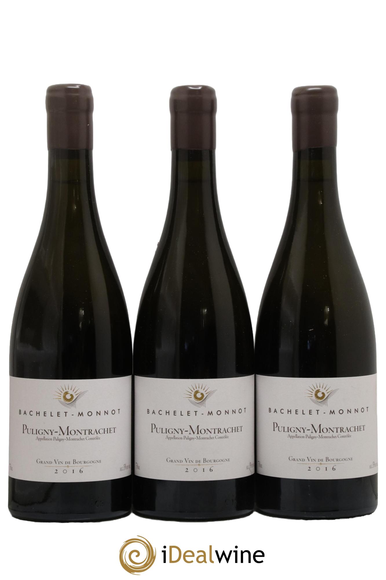 Puligny-Montrachet Bachelet-Monnot 2016 - Lot of 3 bottles - 0