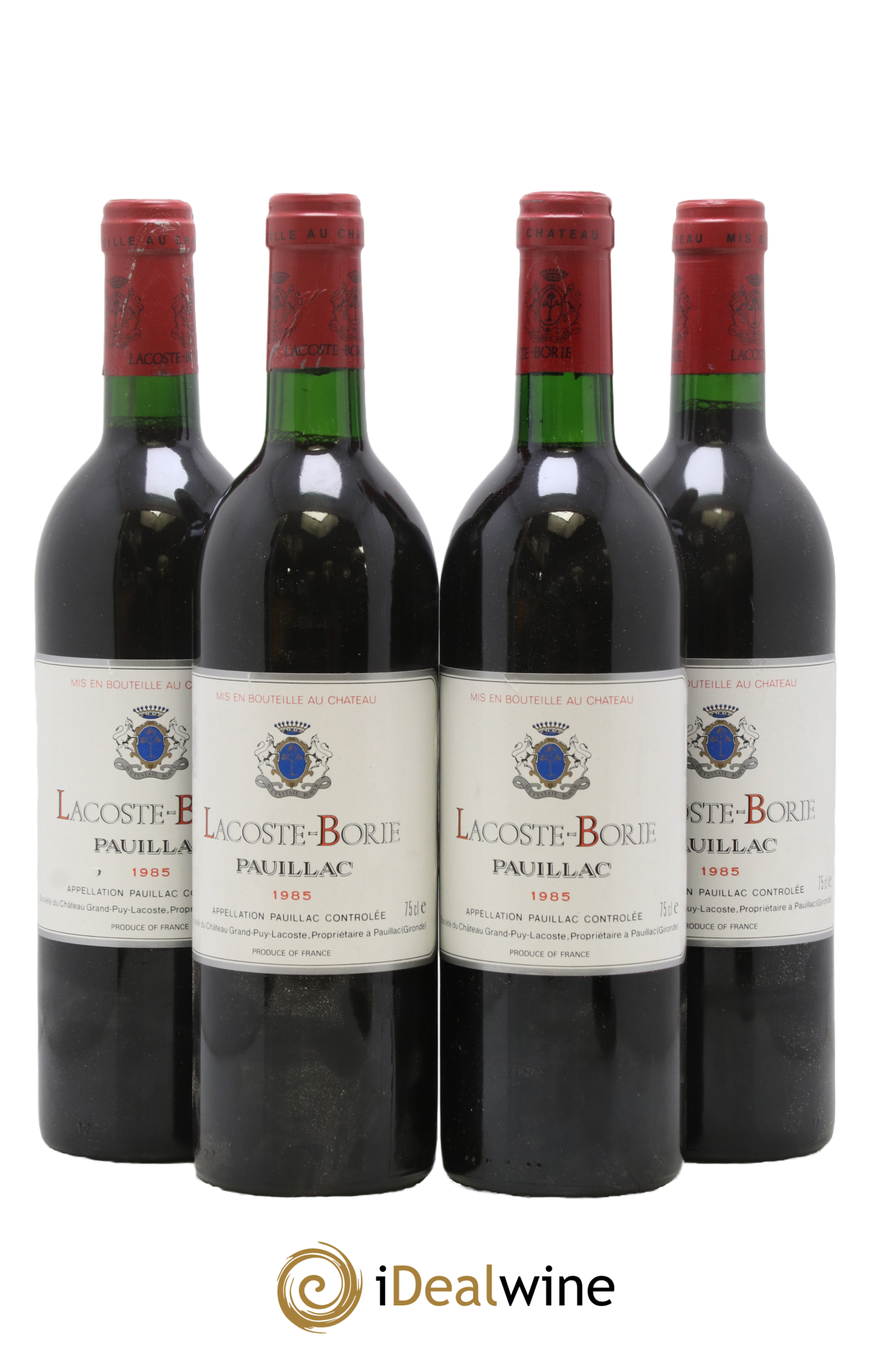 Lacoste Borie 1985 - Lot of 4 bottles - 0