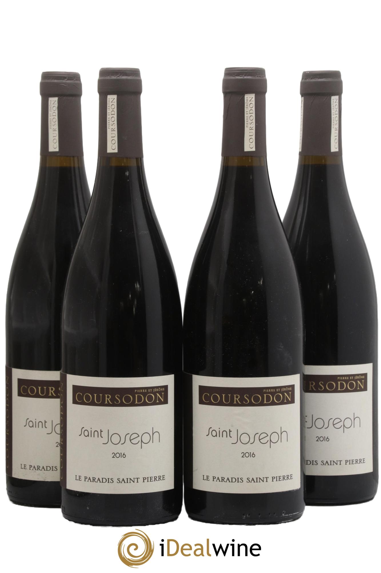 Saint-Joseph Le Paradis Saint-Pierre Pierre et Jérôme Coursodon 2016 - Posten von 4 Flaschen - 0