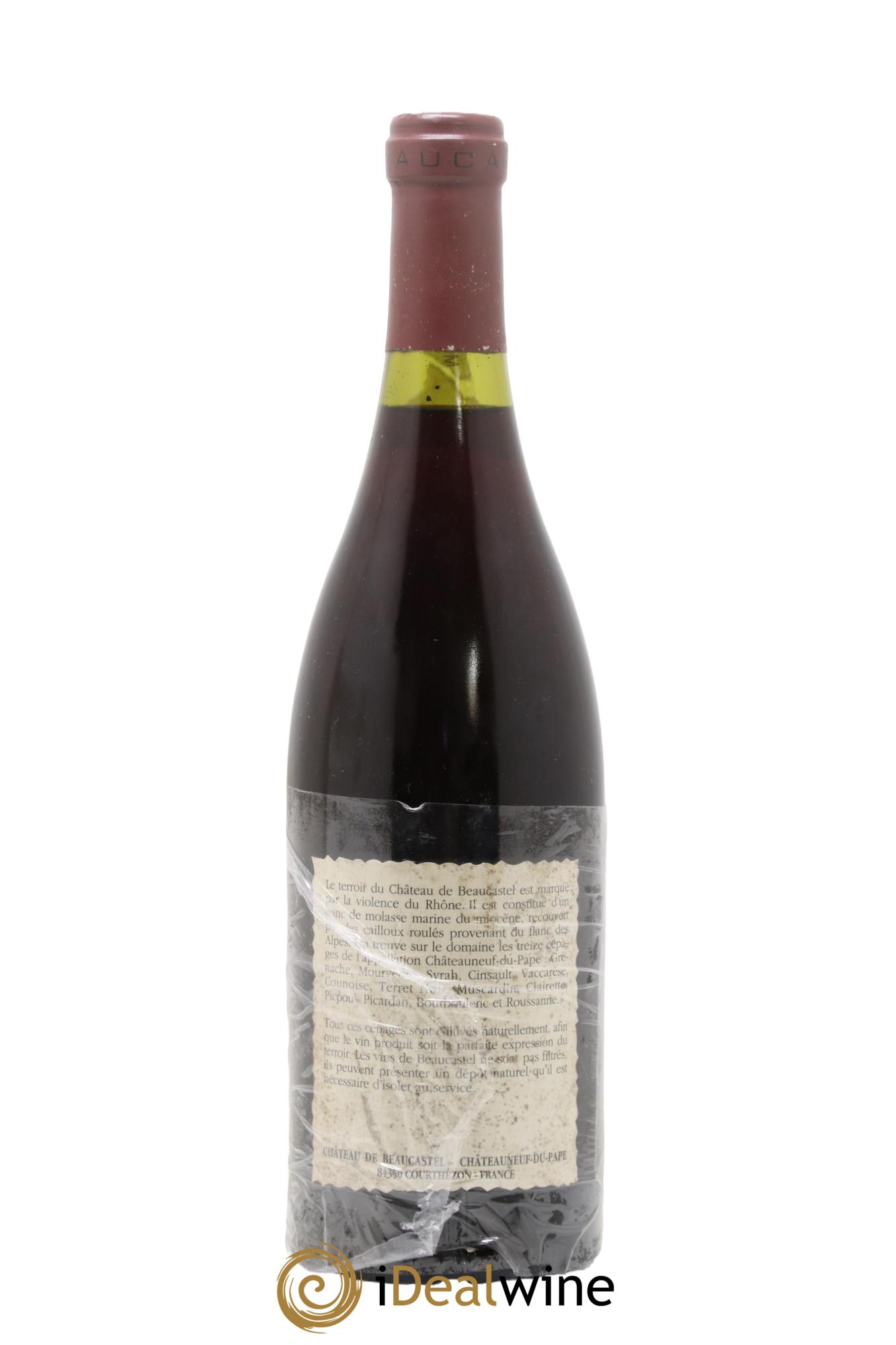 Châteauneuf-du-Pape Château de Beaucastel Famille Perrin 1990 - Lotto di 1 bottiglia - 1