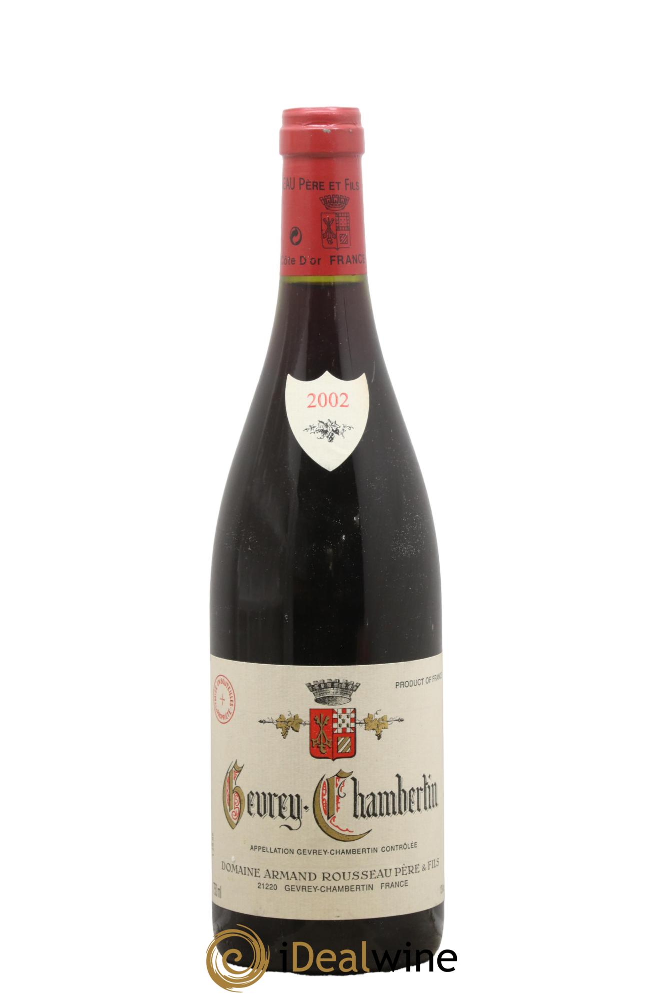 Gevrey-Chambertin Armand Rousseau (Domaine) 2002 - Posten von 1 Flasche - 0
