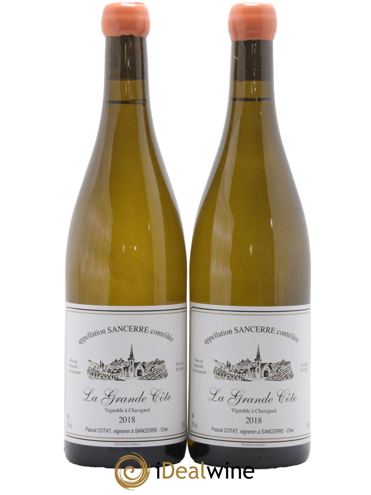 Sancerre La Grande Côte Pascal Cotat 2018 - Posten von 2 Flaschen - 0