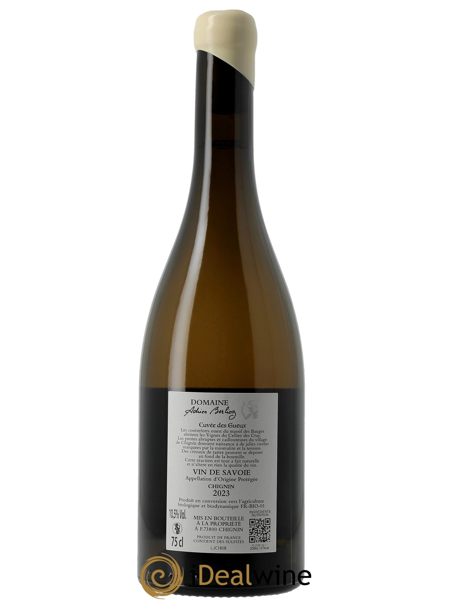Vin de Savoie La Cuvée des Gueux Adrien Berlioz 2023 - Lot of 1 bottle - 1
