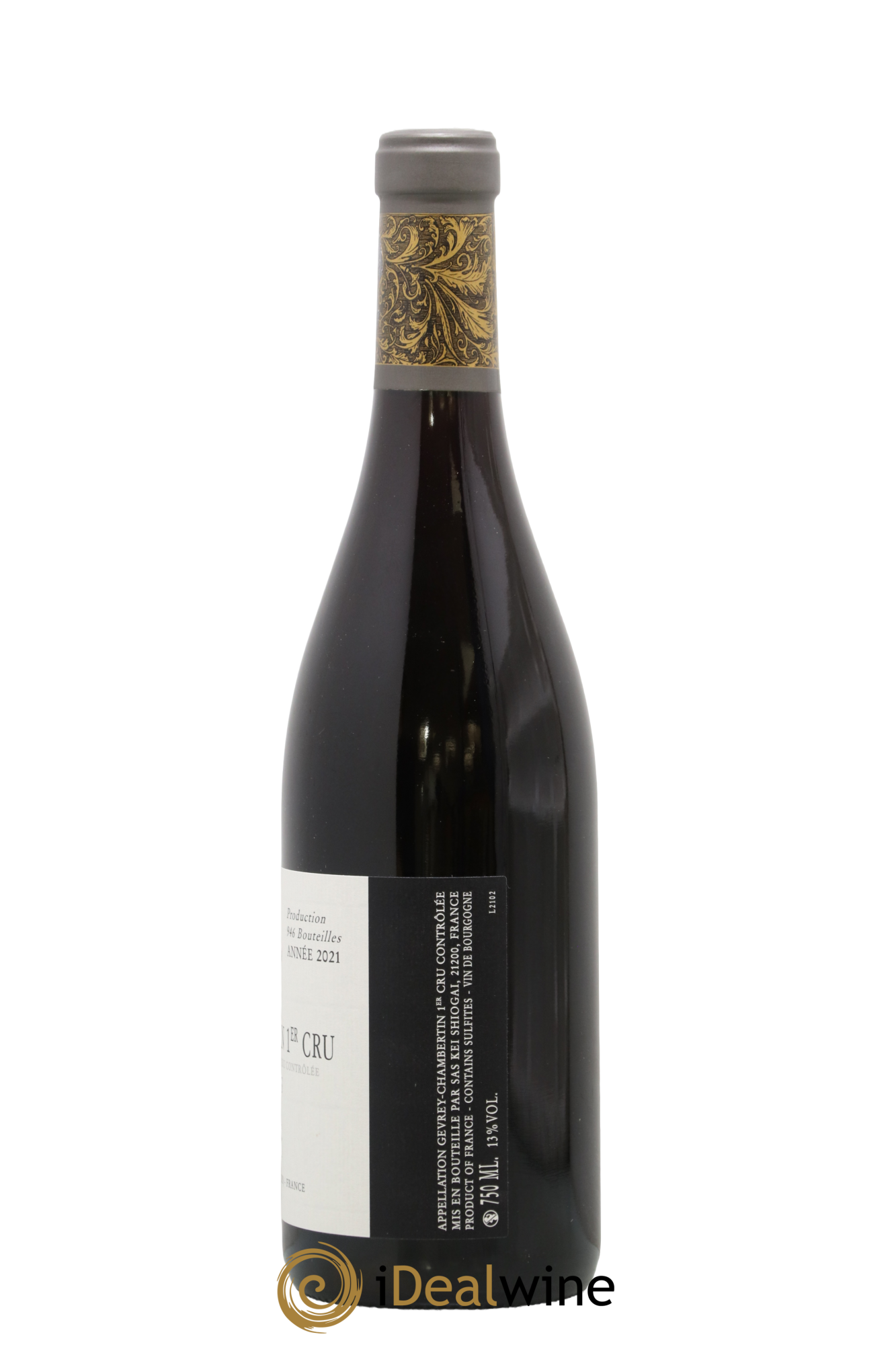 Gevrey-Chambertin 1er Cru Cherbaudes Kei Shiogai 2021 - Lot of 1 bottle - 1