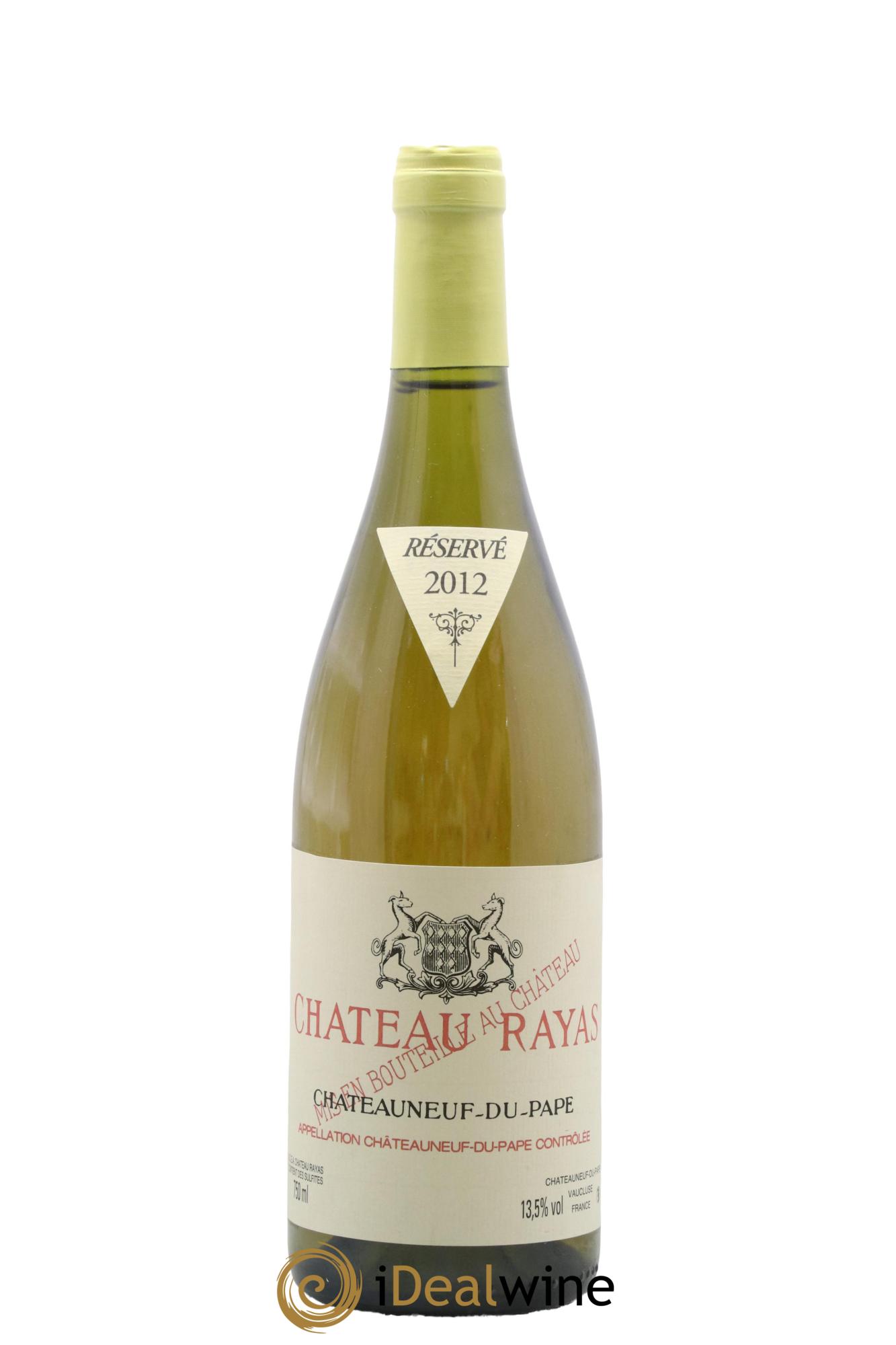 Châteauneuf-du-Pape Château Rayas Emmanuel Reynaud 2012 - Lot de 1 bouteille - 0
