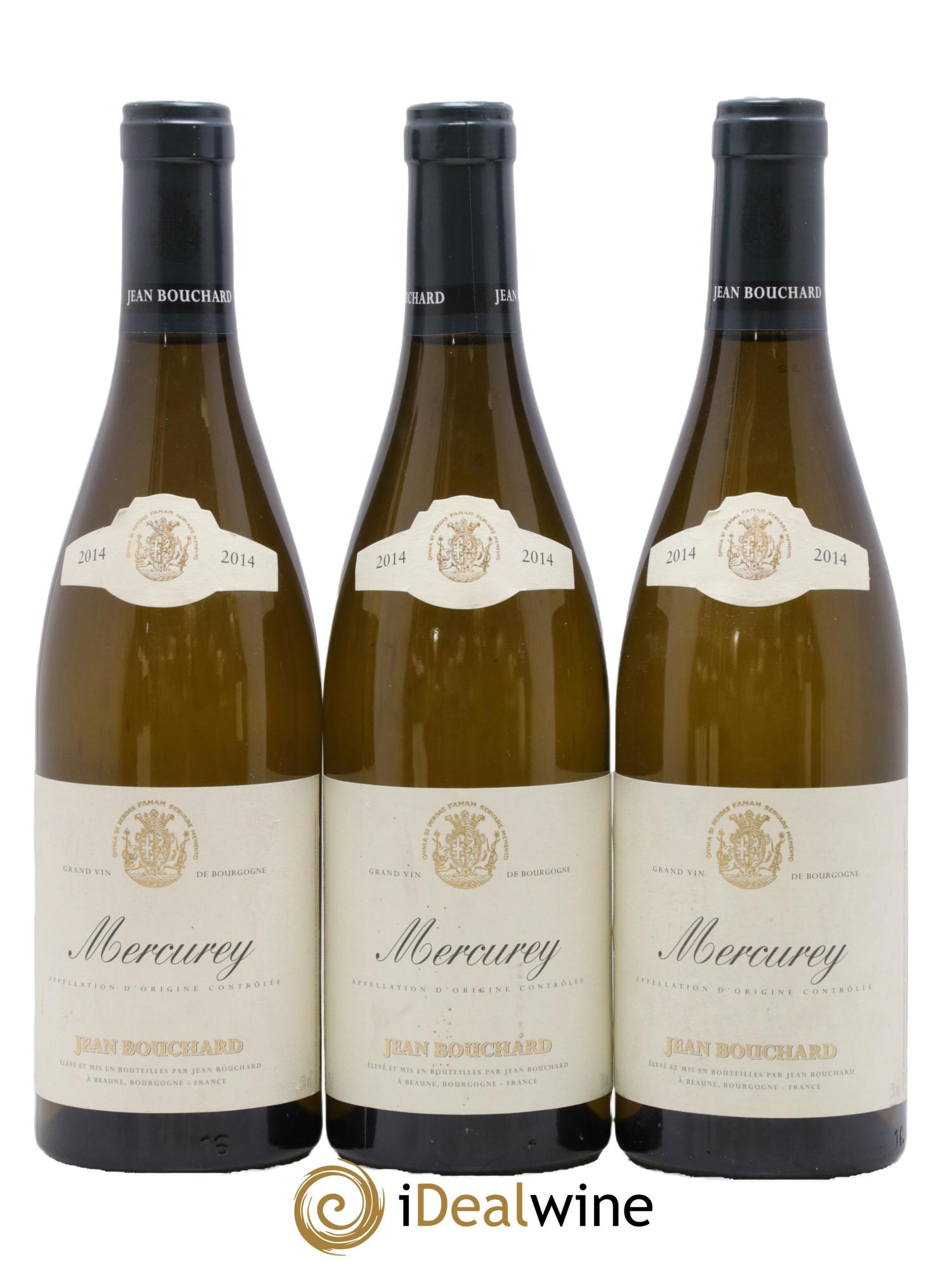 Mercurey Jean Bouchard 2014 - Lot de 3 bouteilles - 0