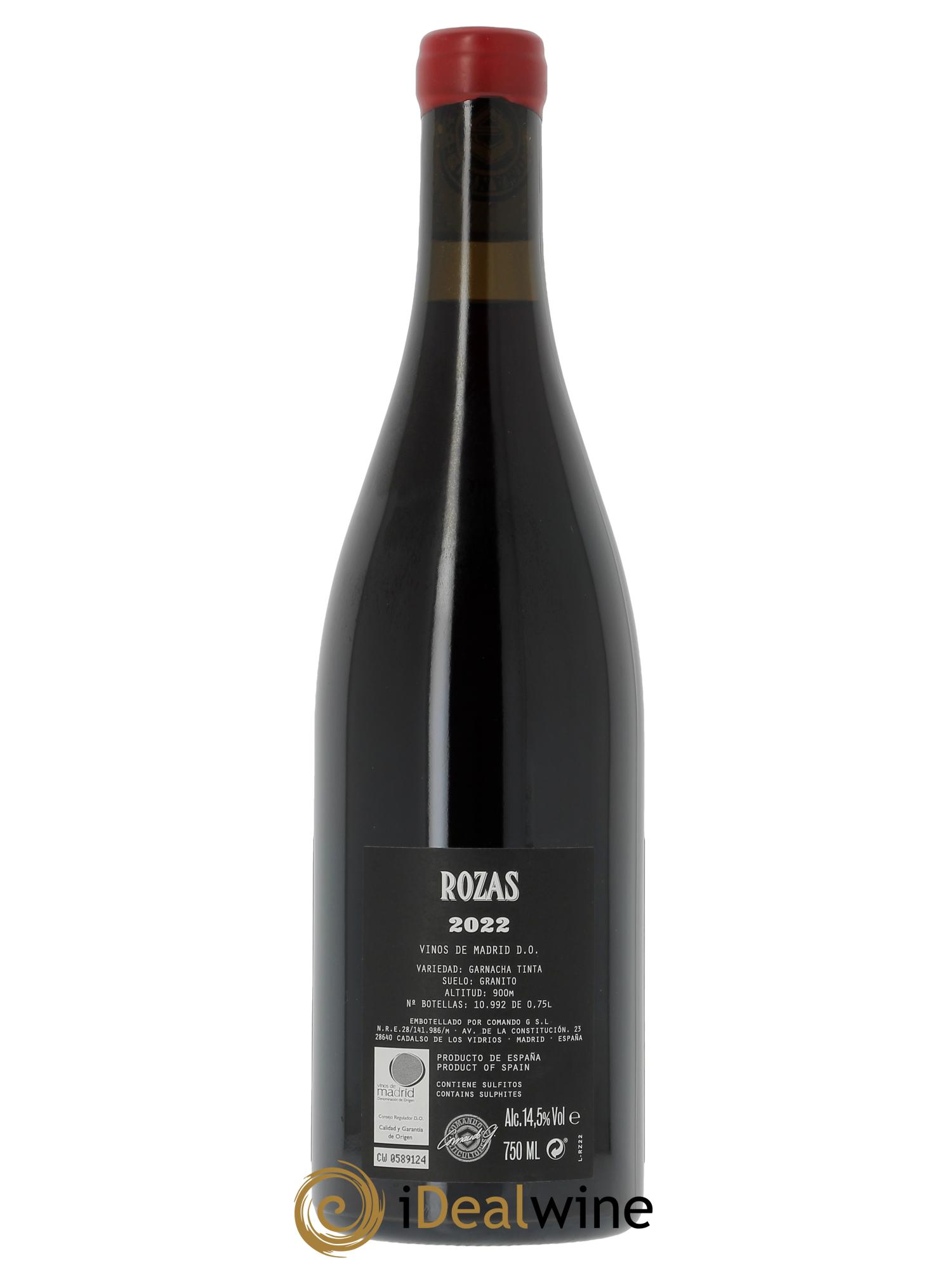 Vinos de Madrid DO Rozas 1er Comando G 2022 - Lot de 1 bouteille - 2