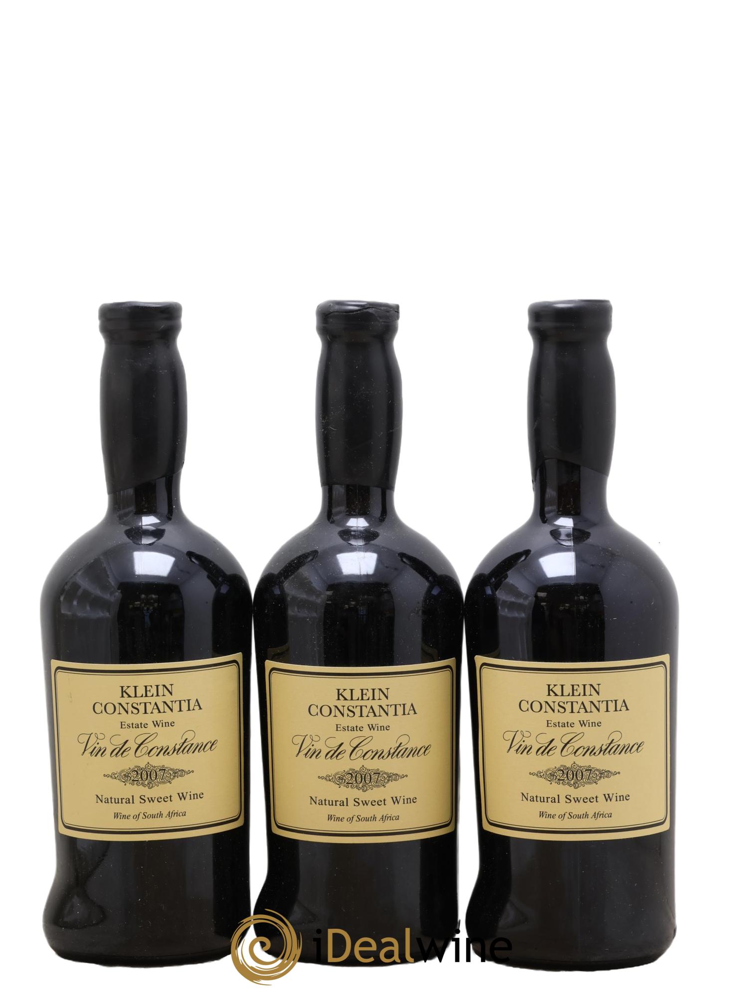 Vin de Constance Klein Constantia L. Jooste 2007 - Lot of 3 500ml formats - 0