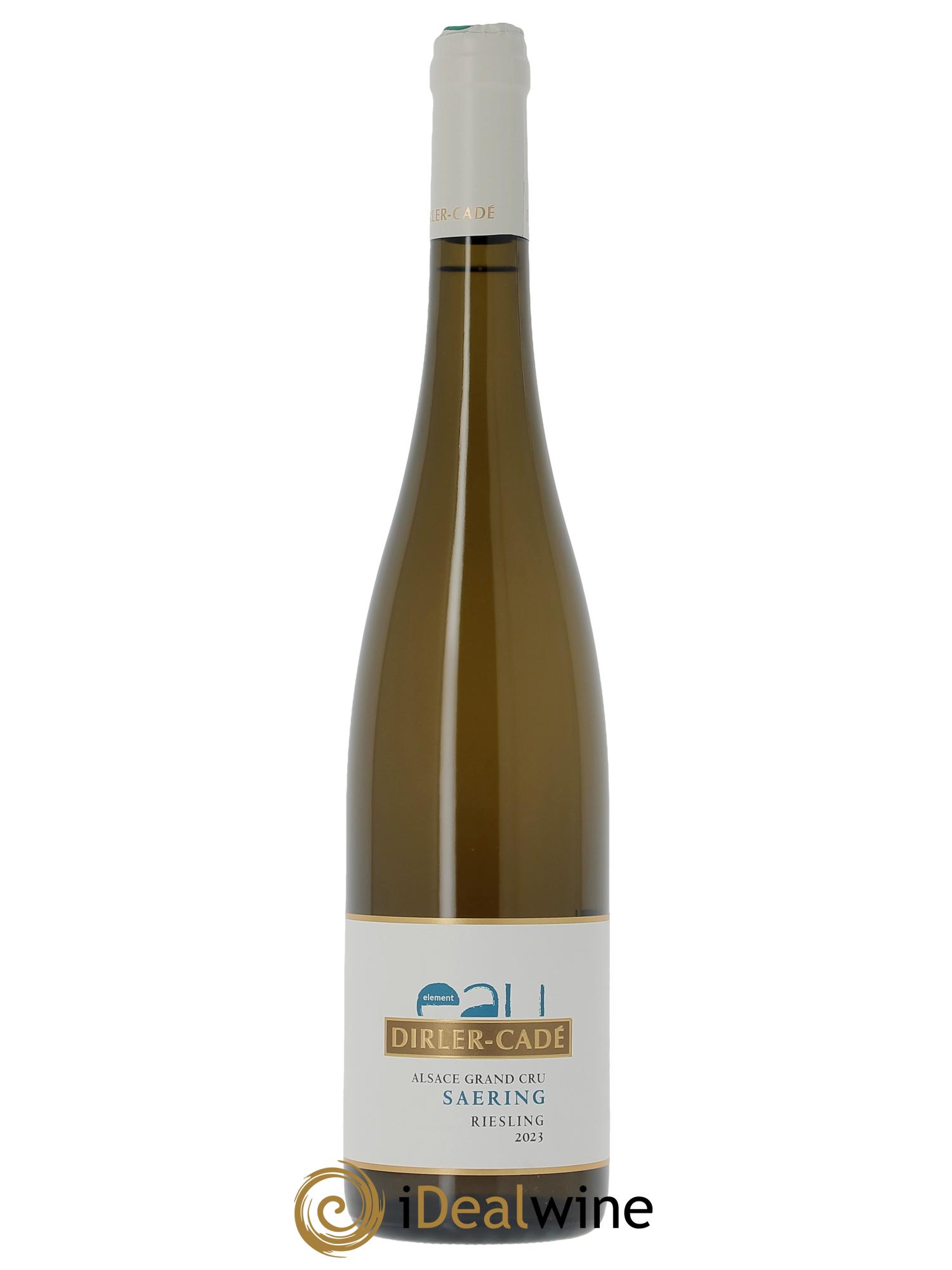 Alsace Riesling Grand Cru Saering Elément Eau Dirler-Cadé 2023 - Lotto di 1 bottiglia - 0