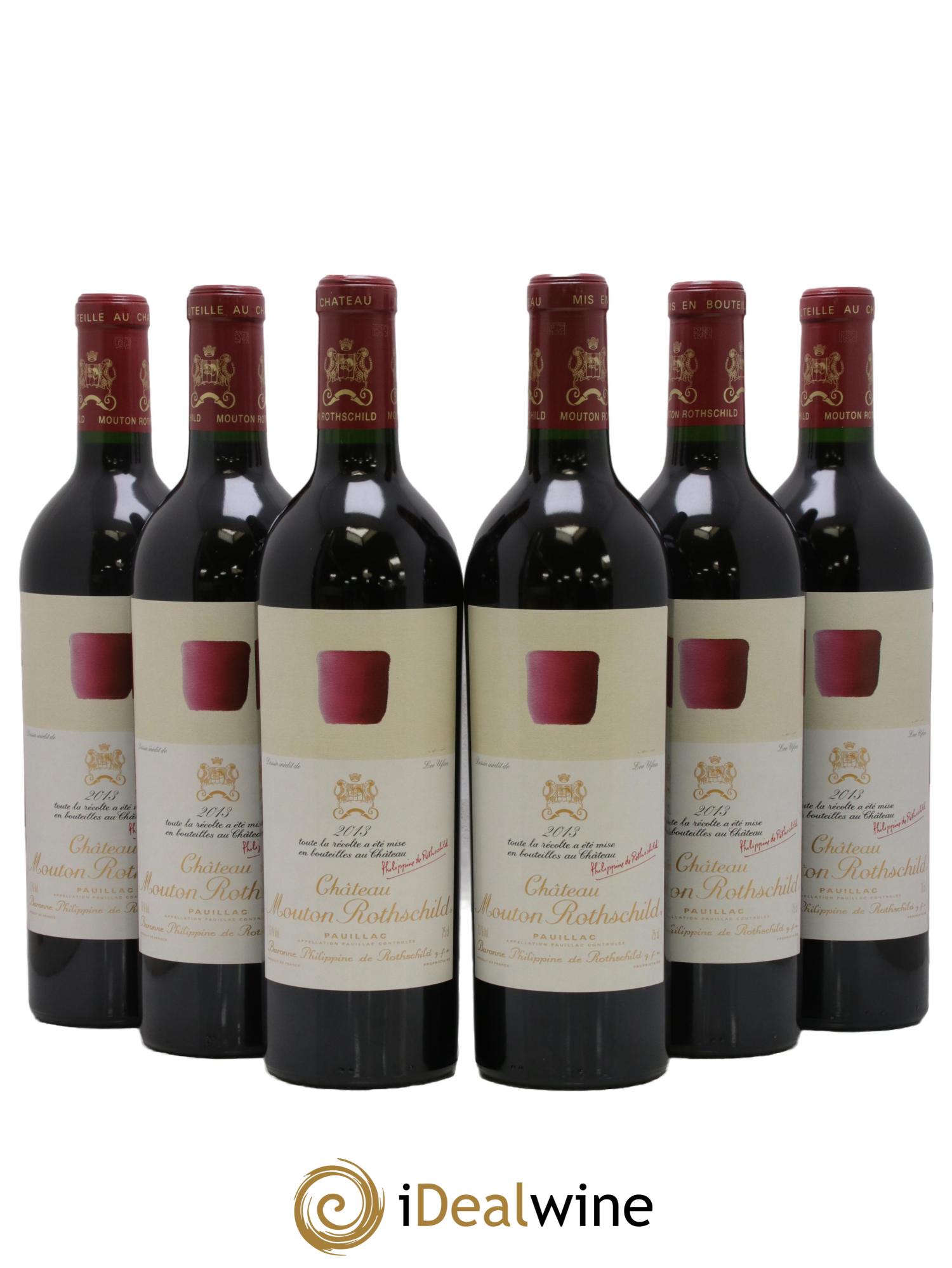 Château Mouton Rothschild 1er Grand Cru Classé  2013 - Lot of 6 bottles - 0