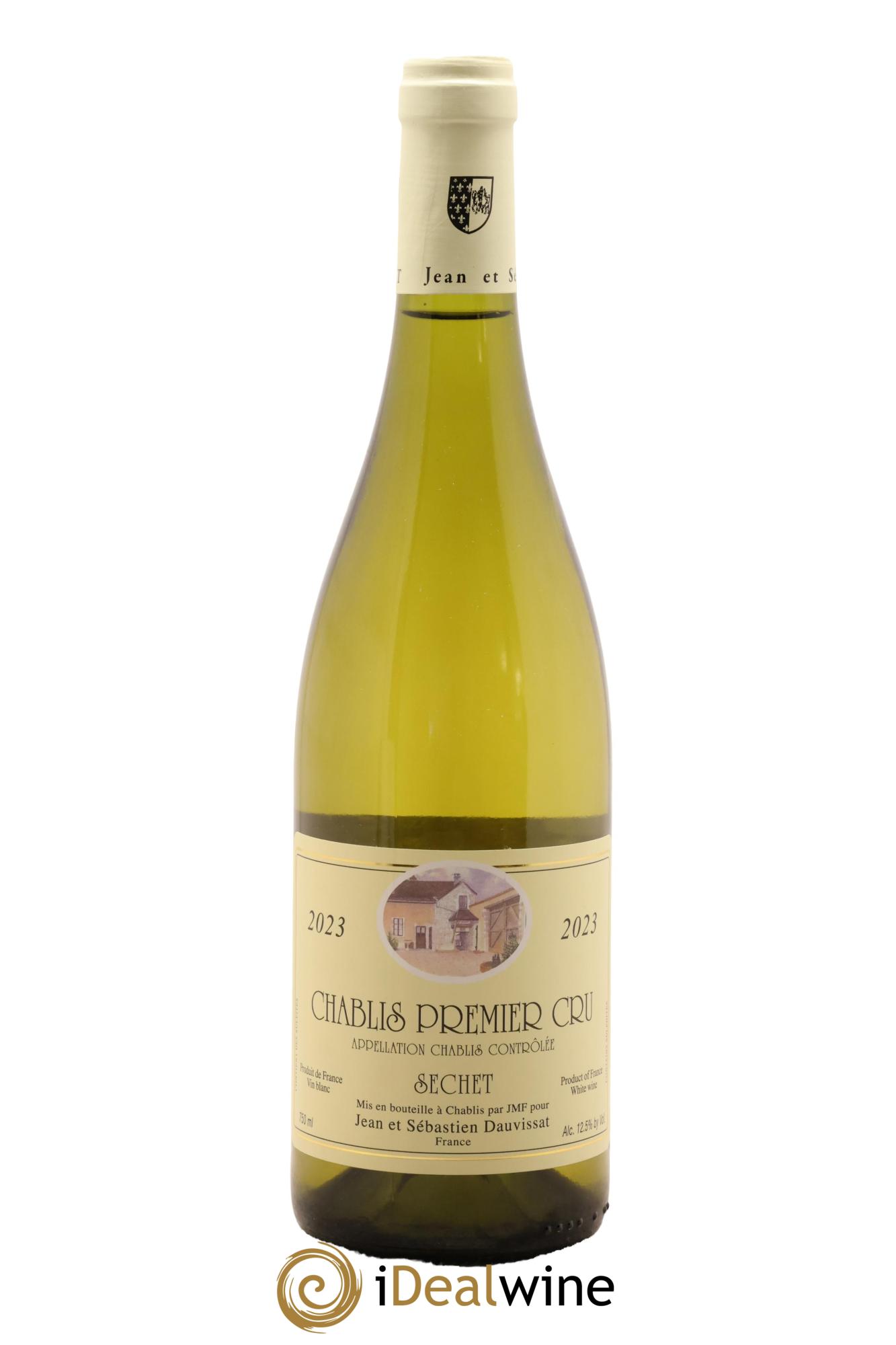 Chablis 1er Cru Séchet Jean Dauvissat 2023 - Lot de 1 bouteille - 0