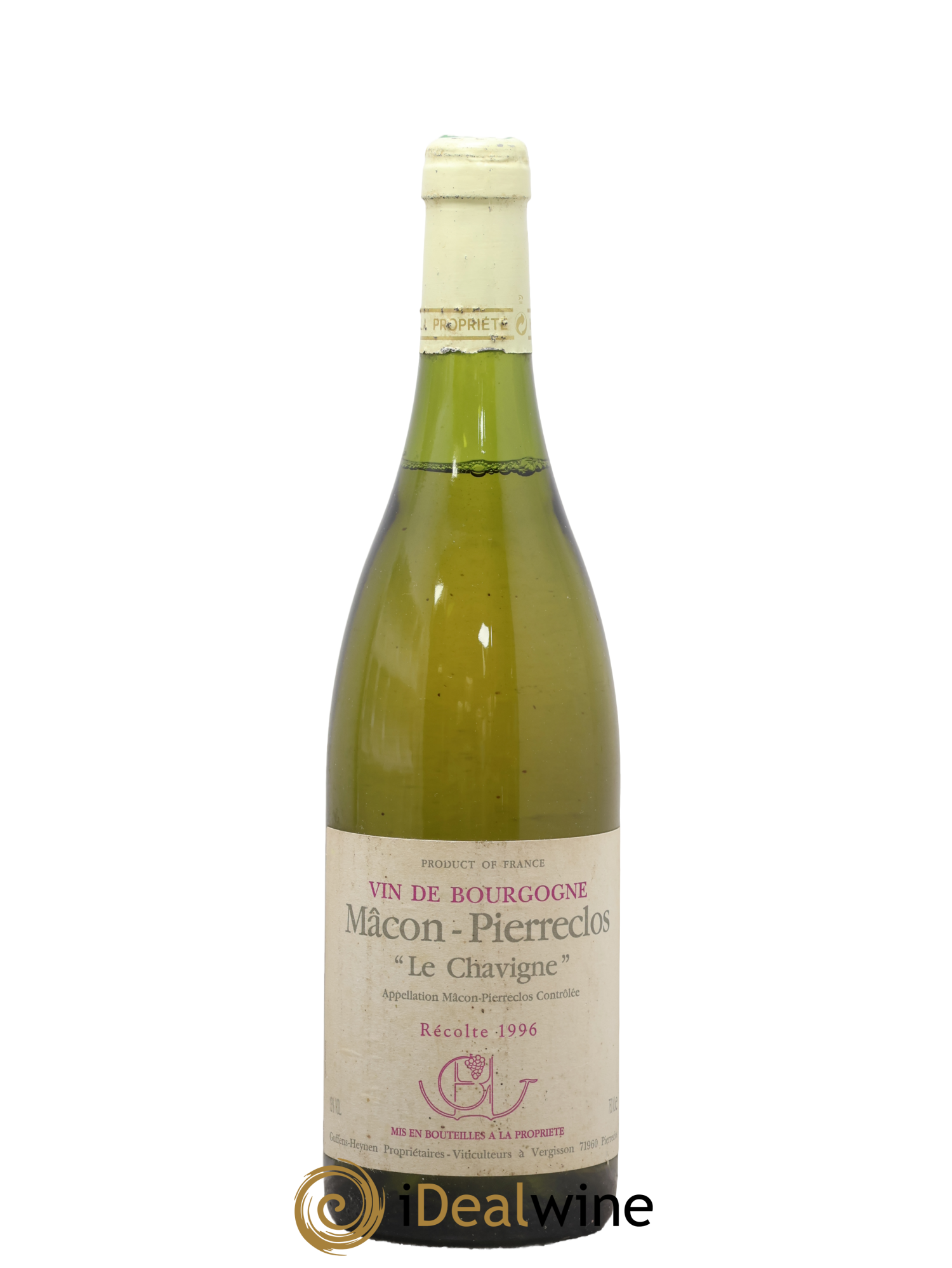Mâcon-Pierreclos En Chavigne Guffens-Heynen 1996 - Lot de 1 bouteille - 0