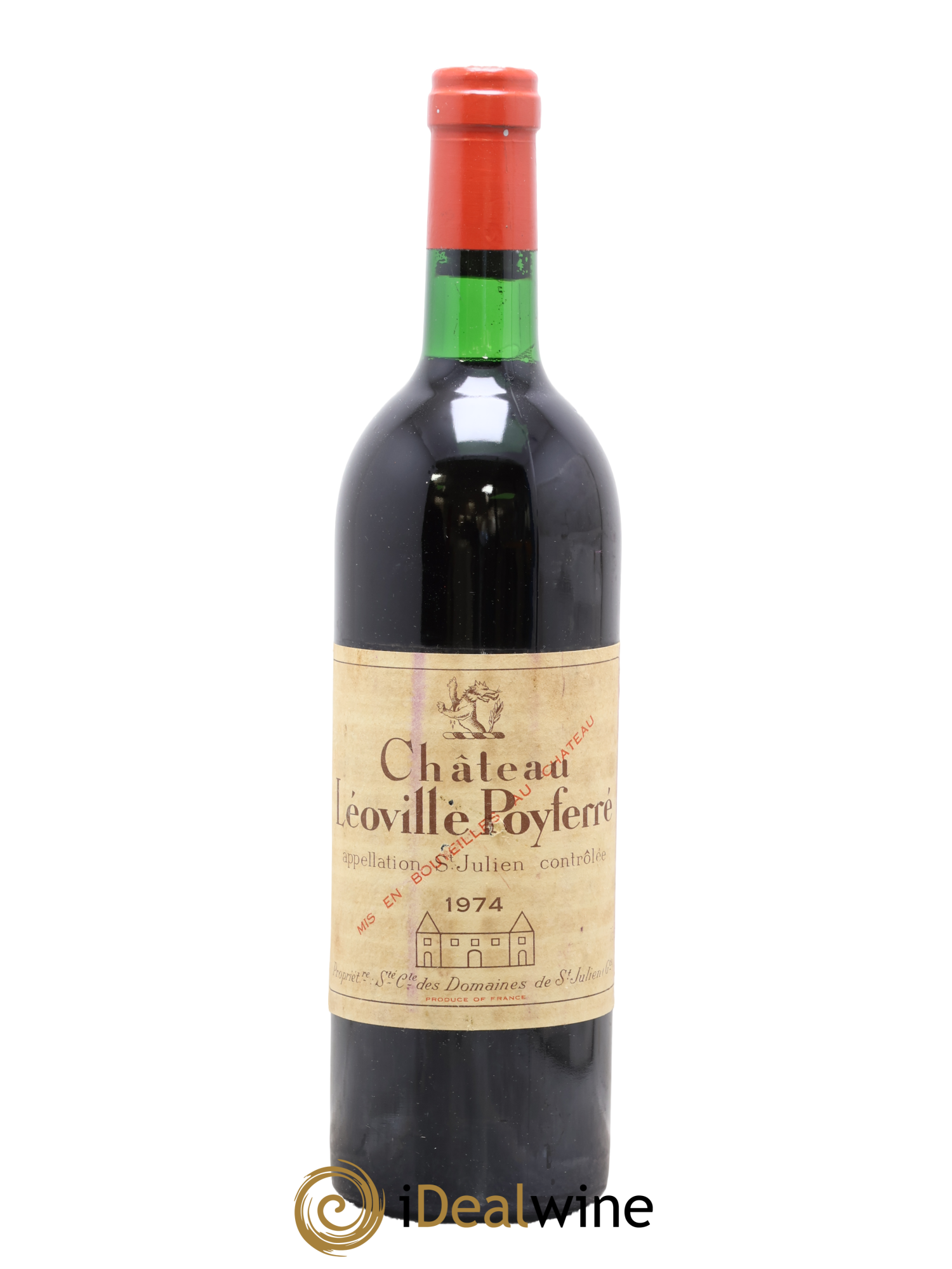 Château Léoville Poyferré 2ème Grand Cru Classé 1974 - Posten von 1 Flasche - 0