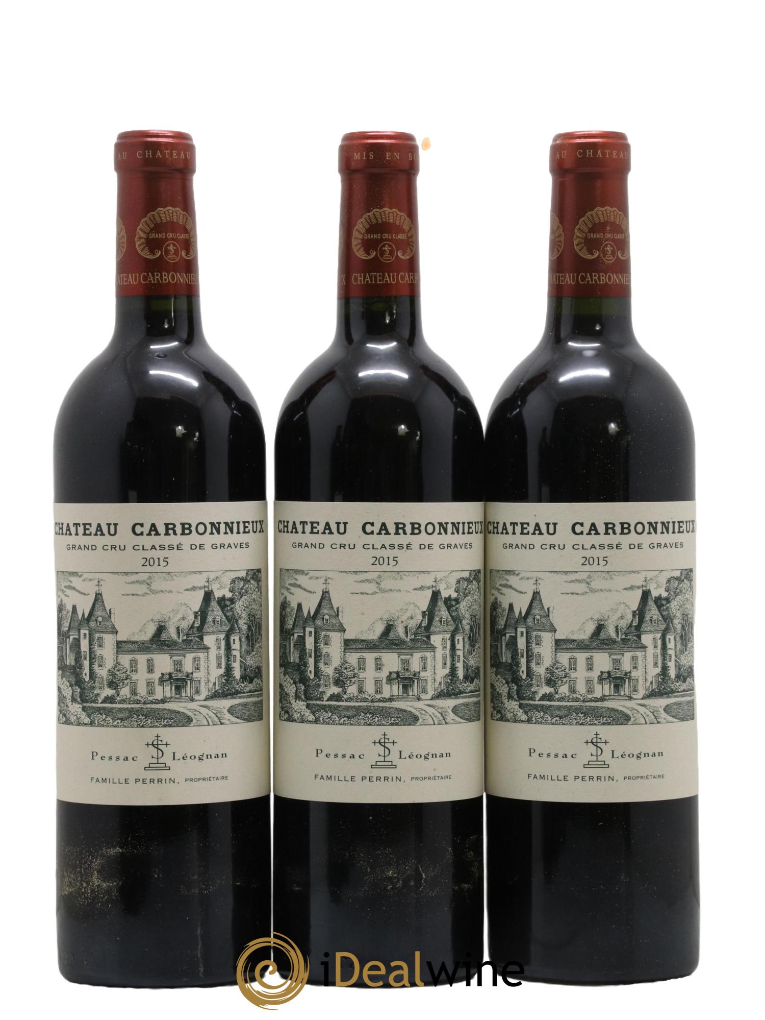 Château Carbonnieux Cru Classé de Graves 2015 - Lot de 6 bouteilles - 1