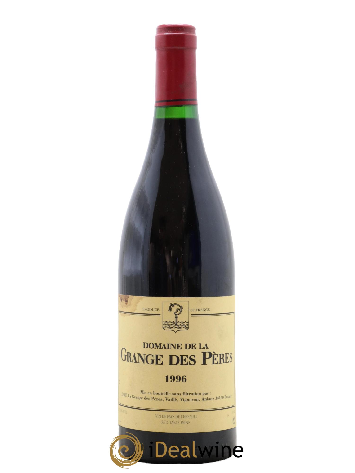 Pays d'Hérault Grange des Pères Laurent Vaillé 1996 - Lot de 1 bouteille - 0