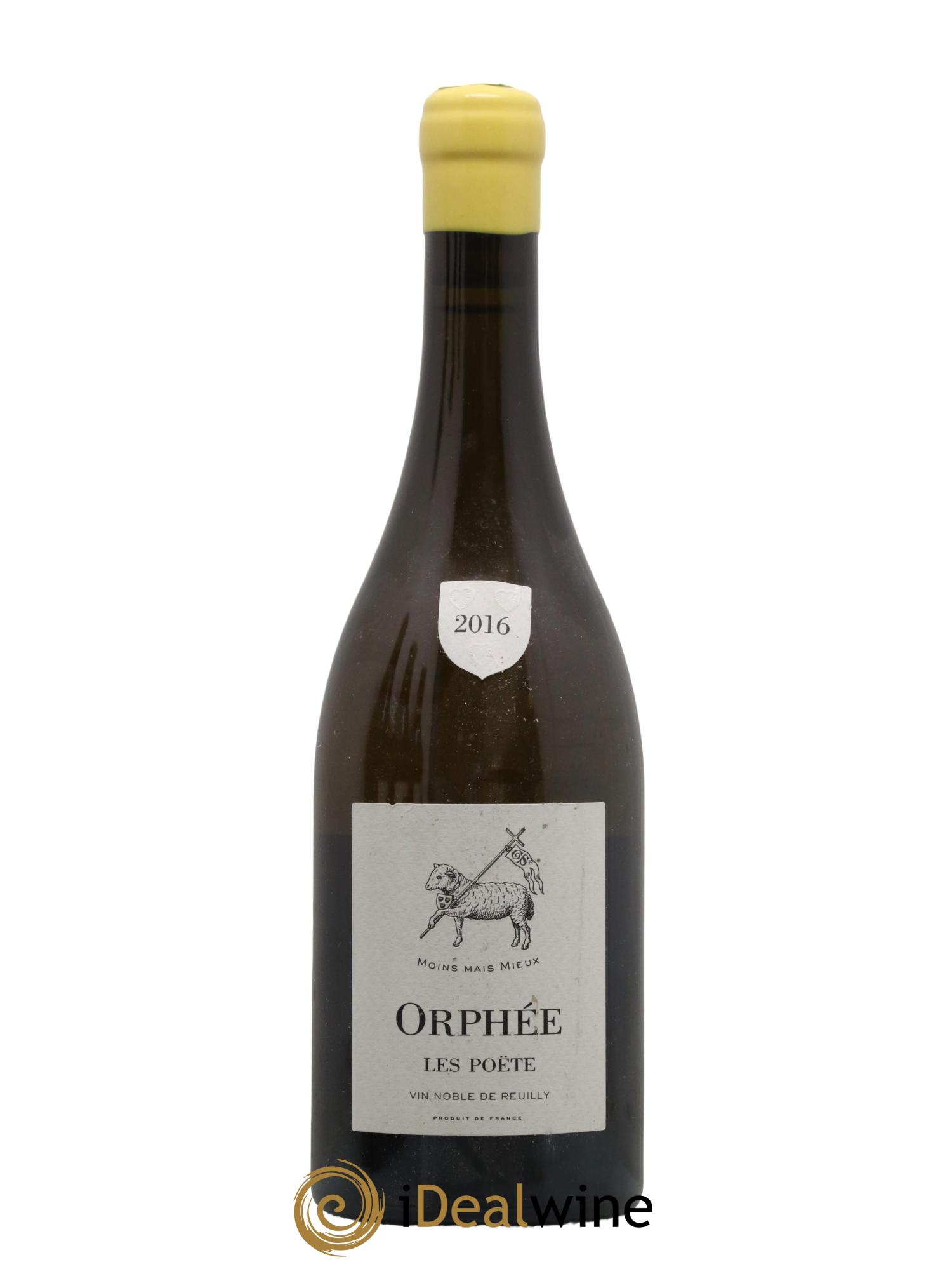 Vin de France (anciennement Reuilly) Orphée Les Poëte 2016 - Lot de 1 bouteille - 0