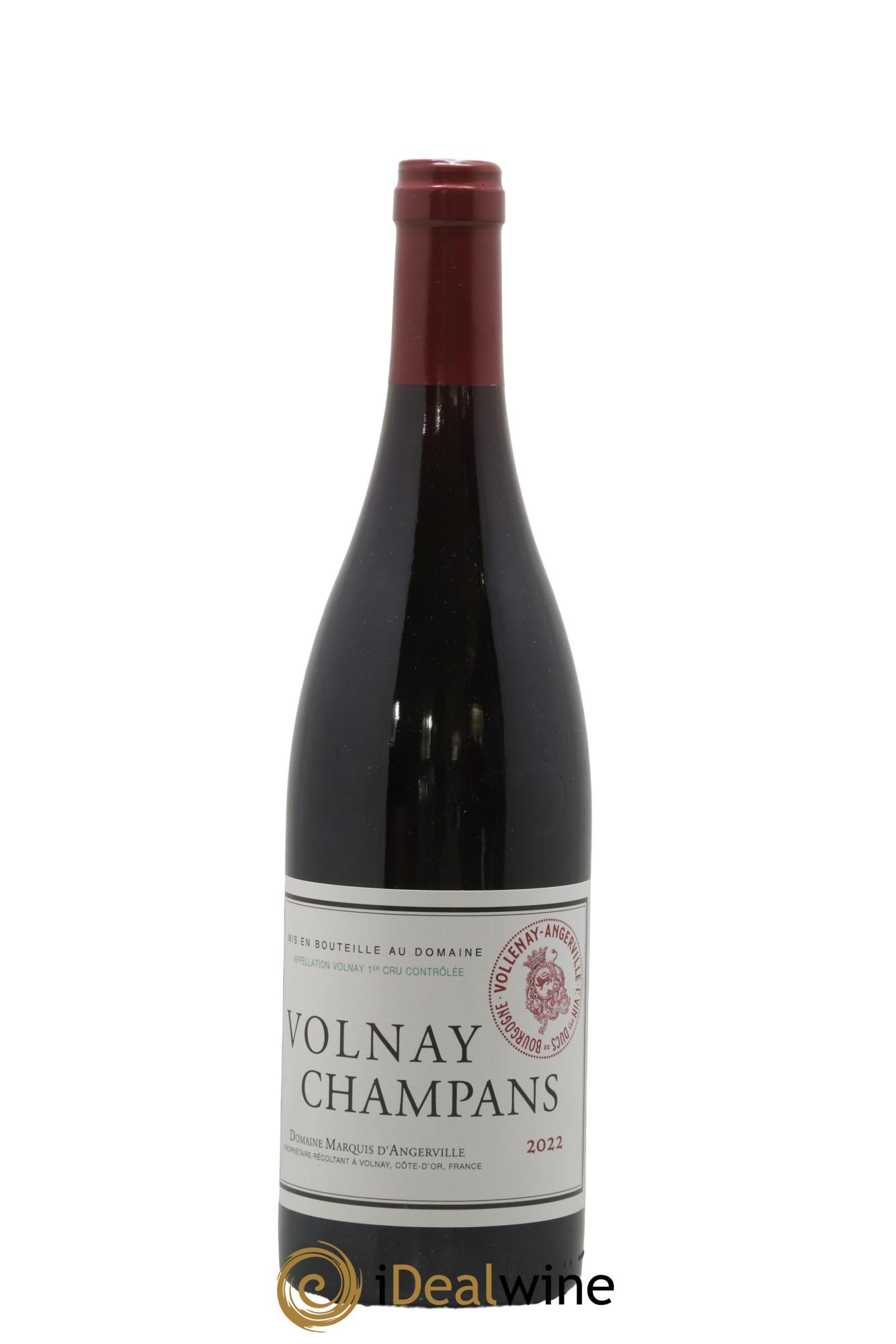 Volnay 1er Cru Champans Marquis d'Angerville (Domaine) 2022 - Lot de 1 bouteille - 0