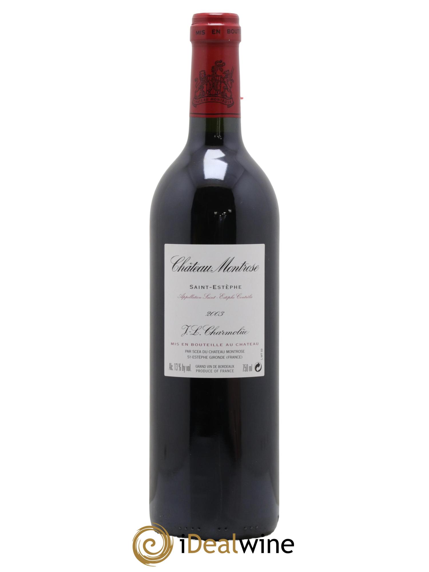 Château Montrose 2ème Grand Cru Classé 2003 - Lotto di 1 bottiglia - 1