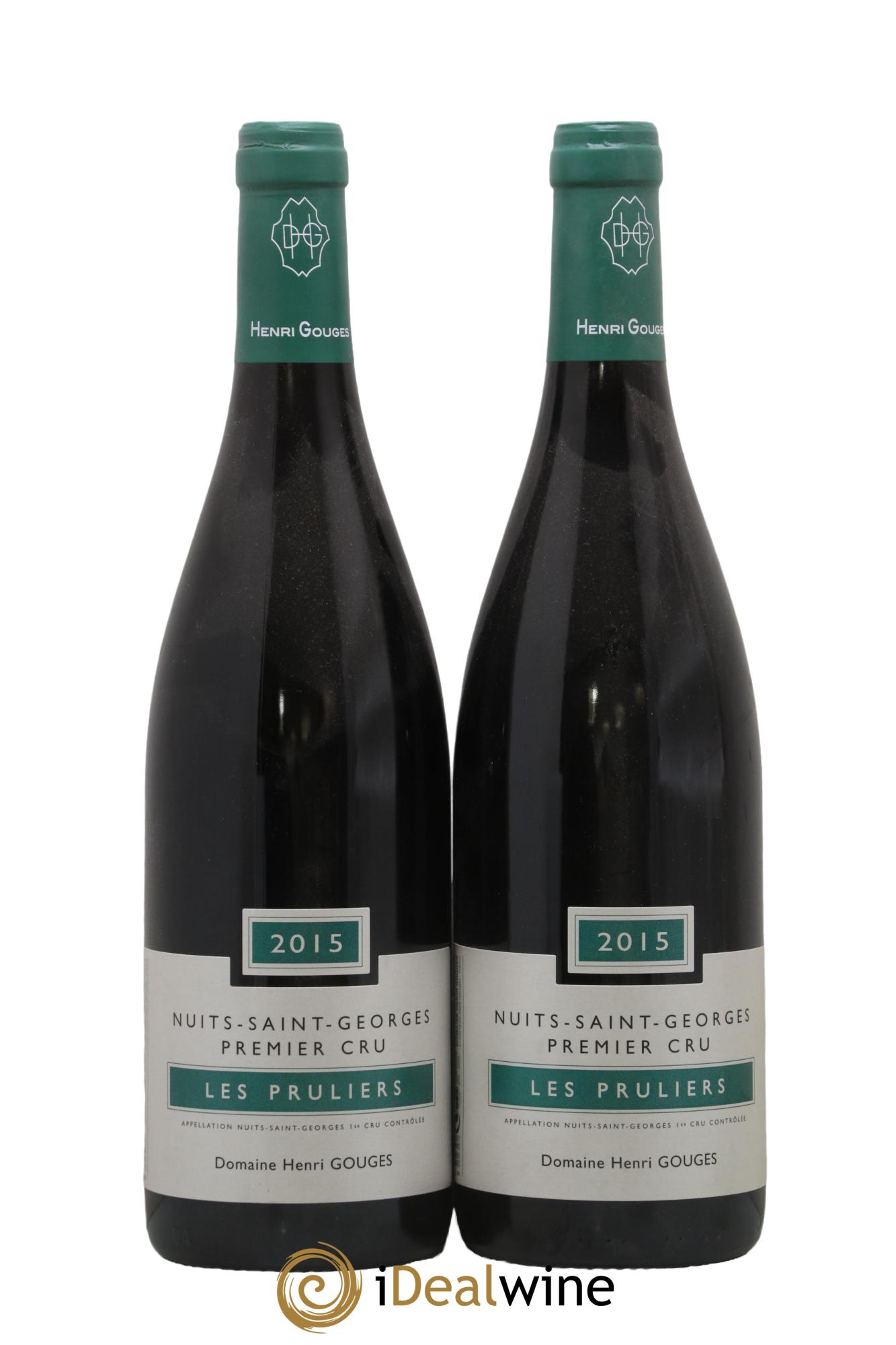 Nuits-Saint-Georges 1er Cru Les Pruliers Henri Gouges 2015 - Lot de 2 bouteilles - 0