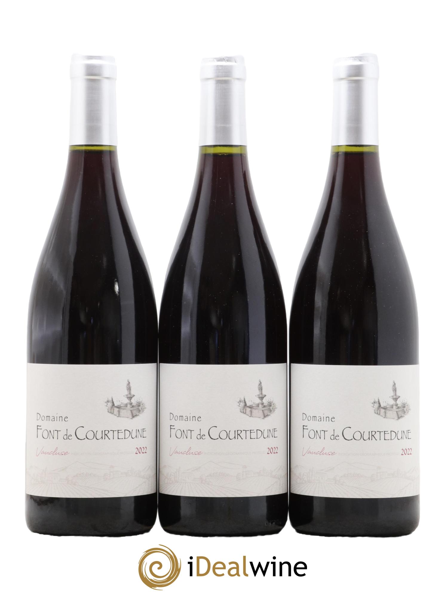 Vaucluse Domaine Font de Courtedune 2022 - Lot de 3 bouteilles - 0