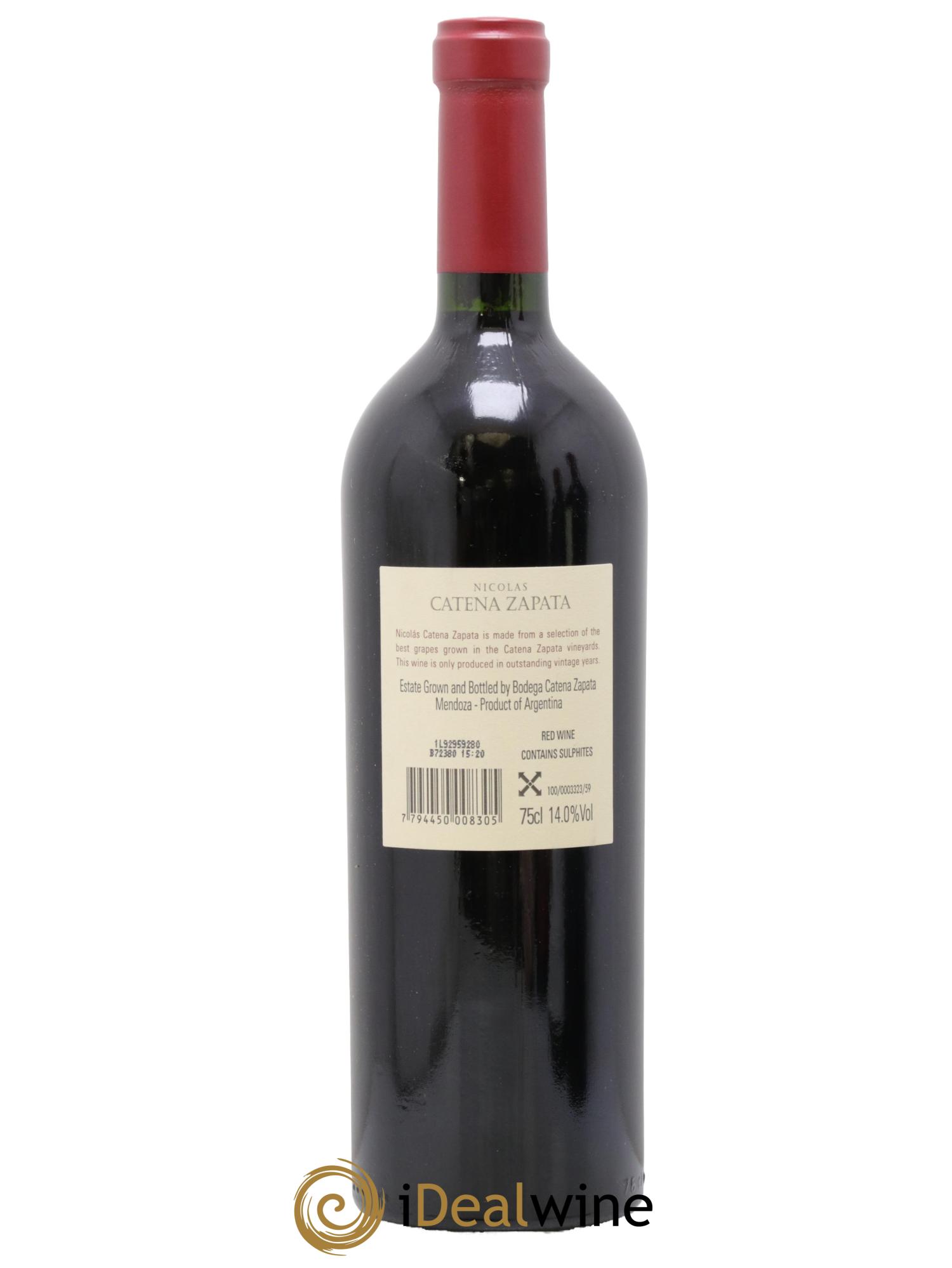 Mendoza Catena Zapata Nicolas 2006 - Lot of 1 bottle - 1